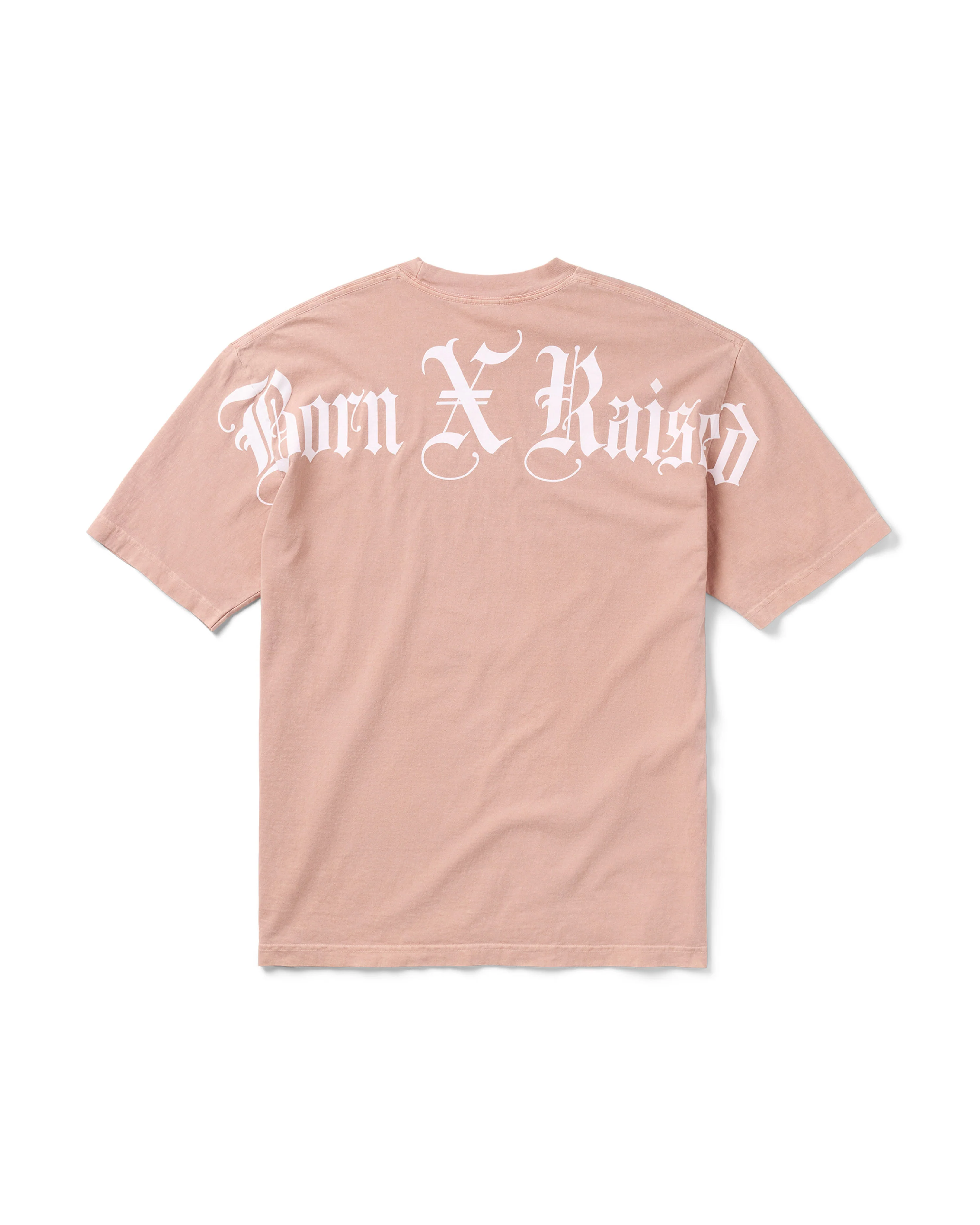 BLACKLETTER JUMBO ARCH TEE: DUSTY ROSE