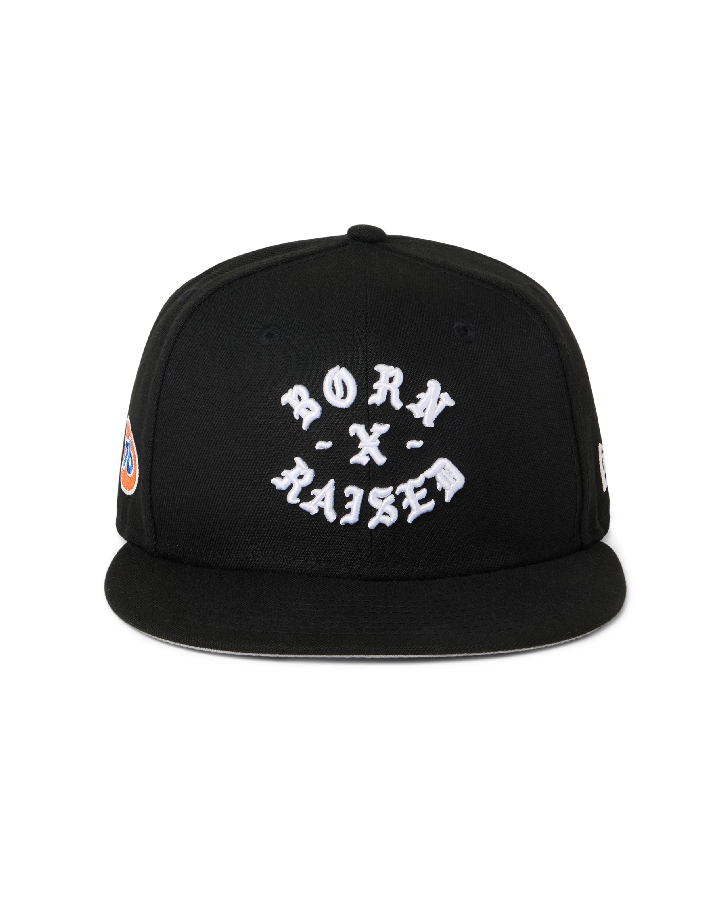 BORN X RAISED + 76 ROCKER HAT: BLACK