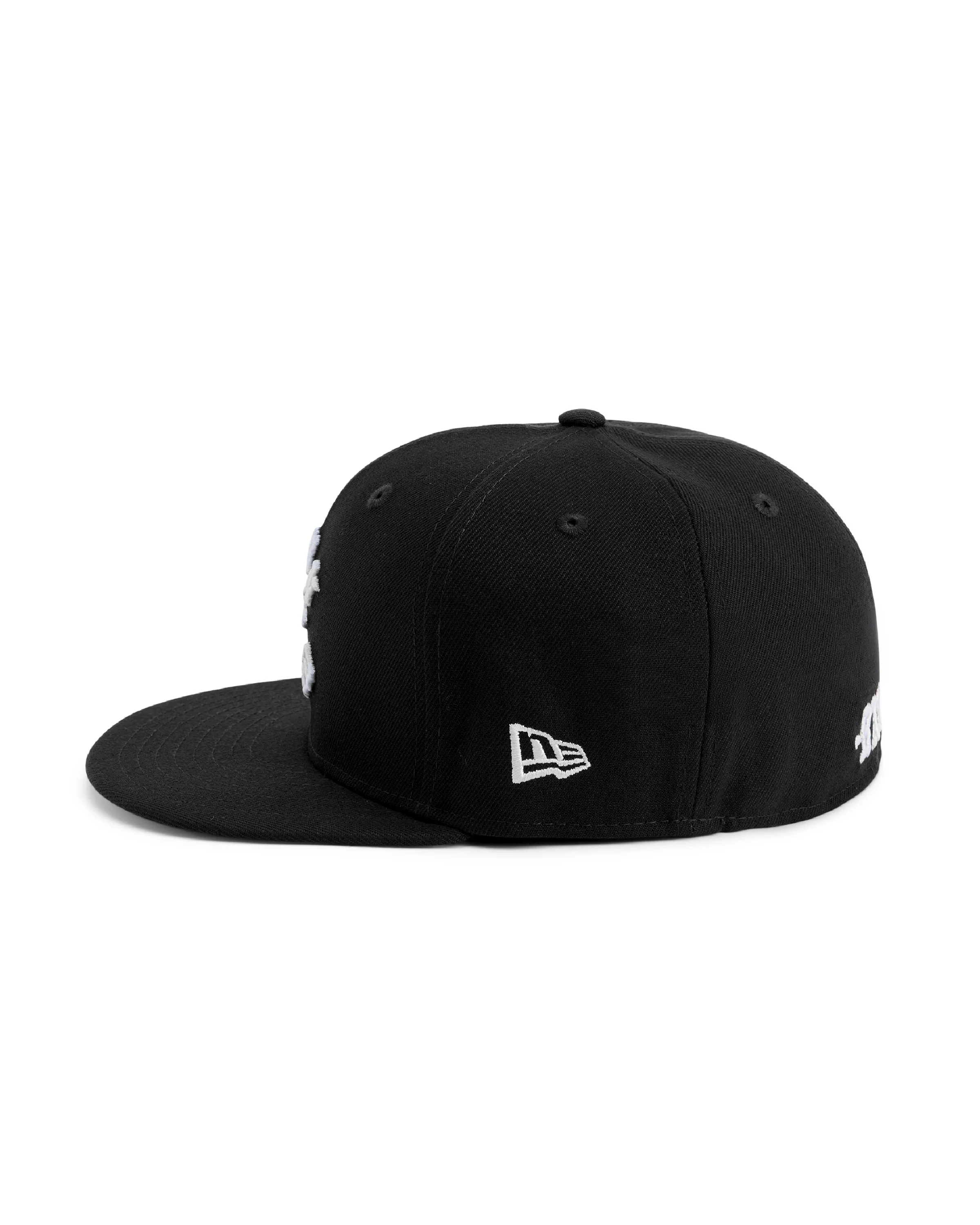 BORN X RAISED + 76 ROCKER HAT: BLACK - Image 3