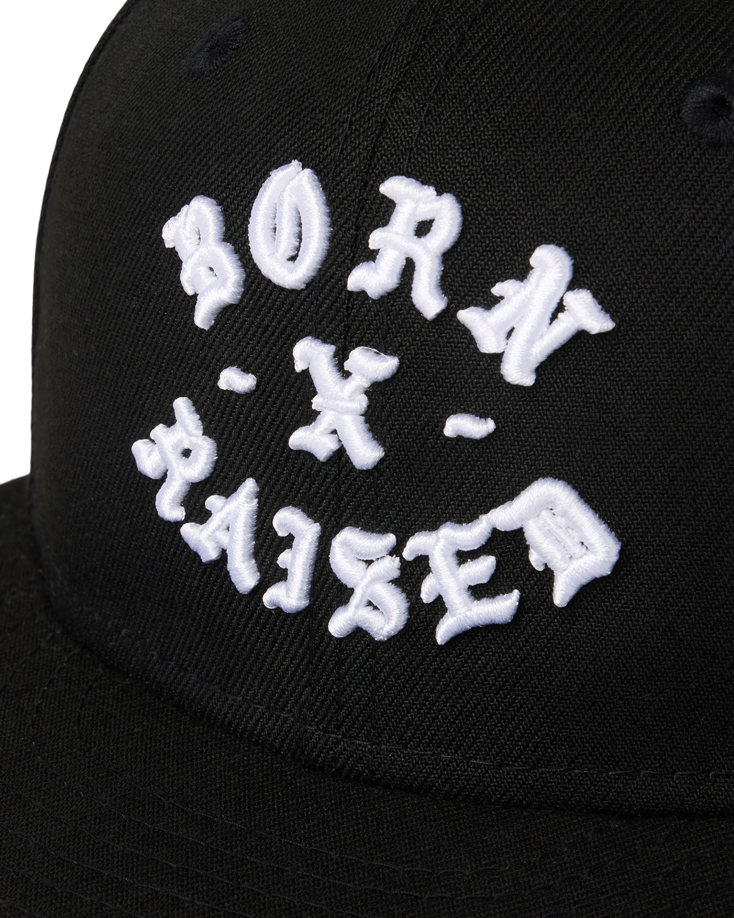 BORN X RAISED + 76 ROCKER HAT: BLACK - Image 6