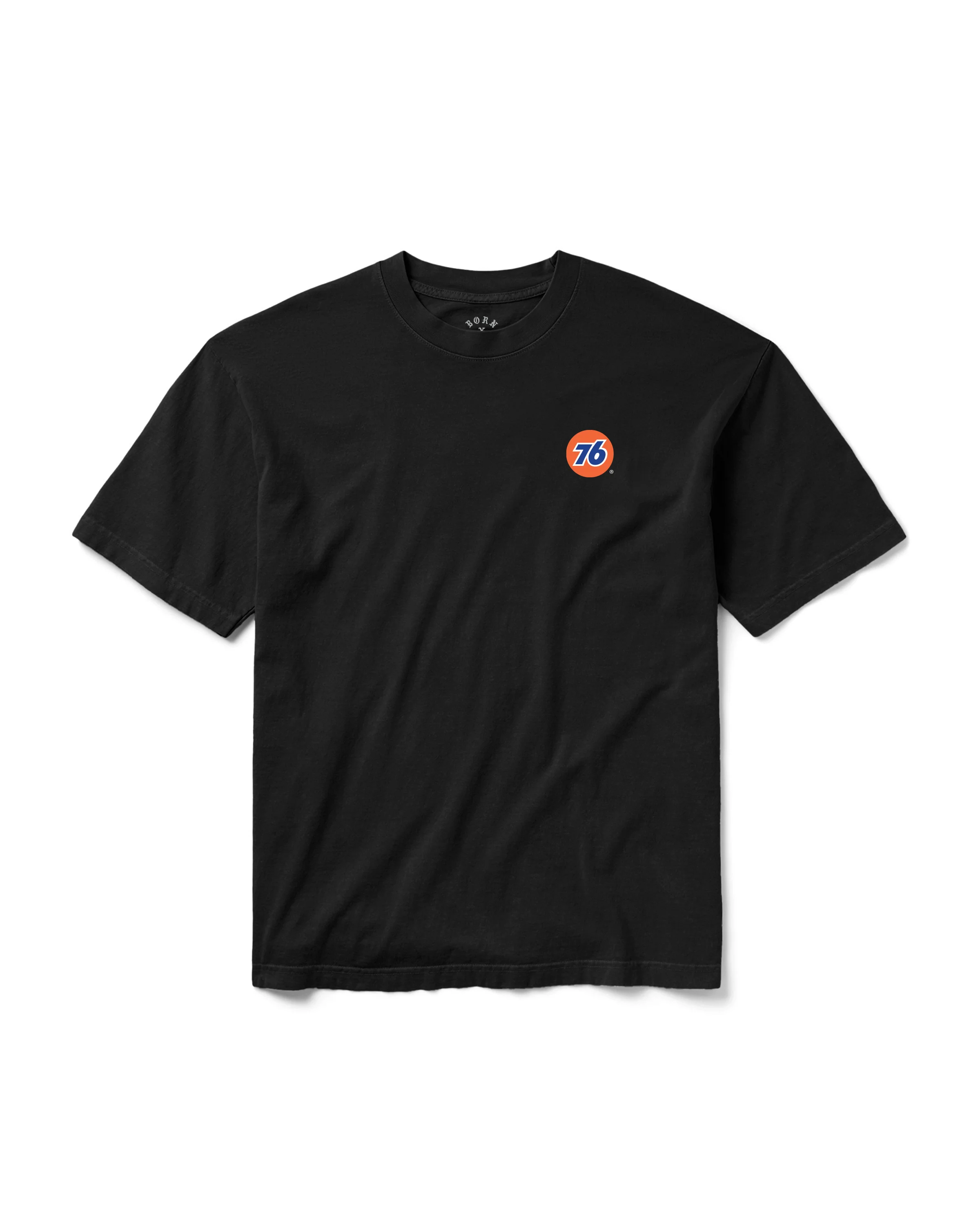 BORN X RAISED + 76 ROCKER TEE: BLACK - Image 2