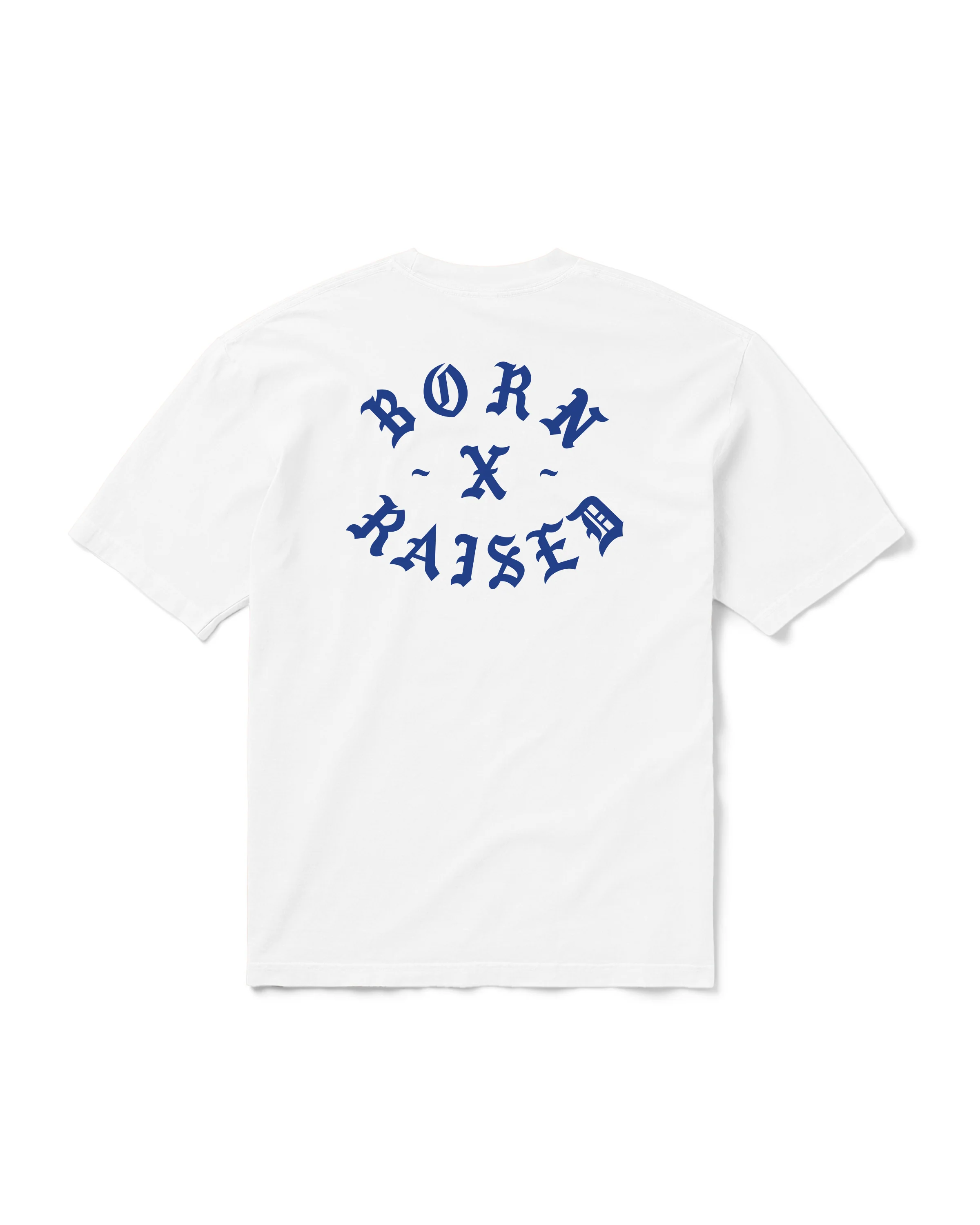 BORN X RAISED + 76 ROCKER TEE: WHITE