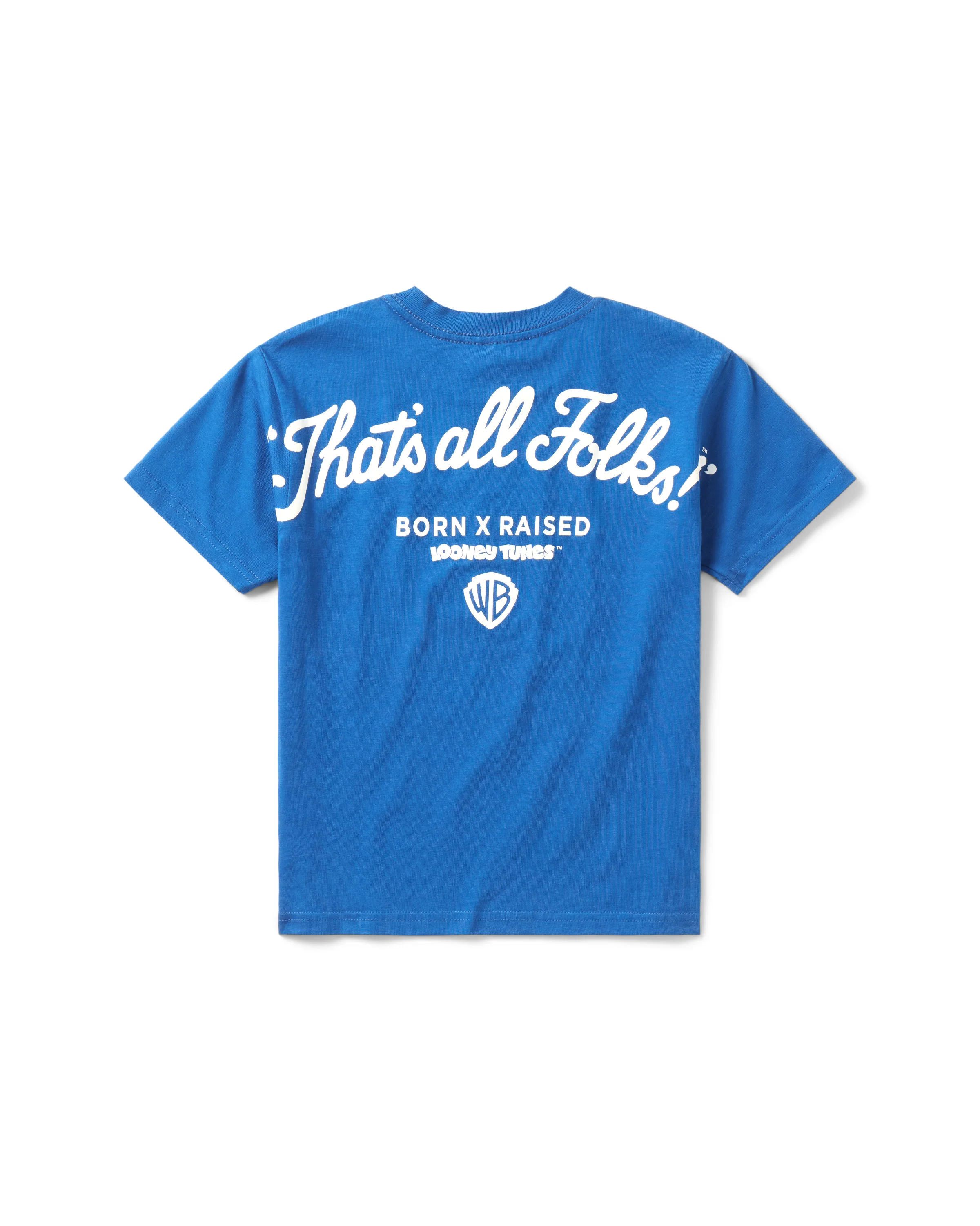 BORN X RAISED + LOONEY TUNES YOUTH HOMETEAM TEE: ROYAL BLUE - Image 2