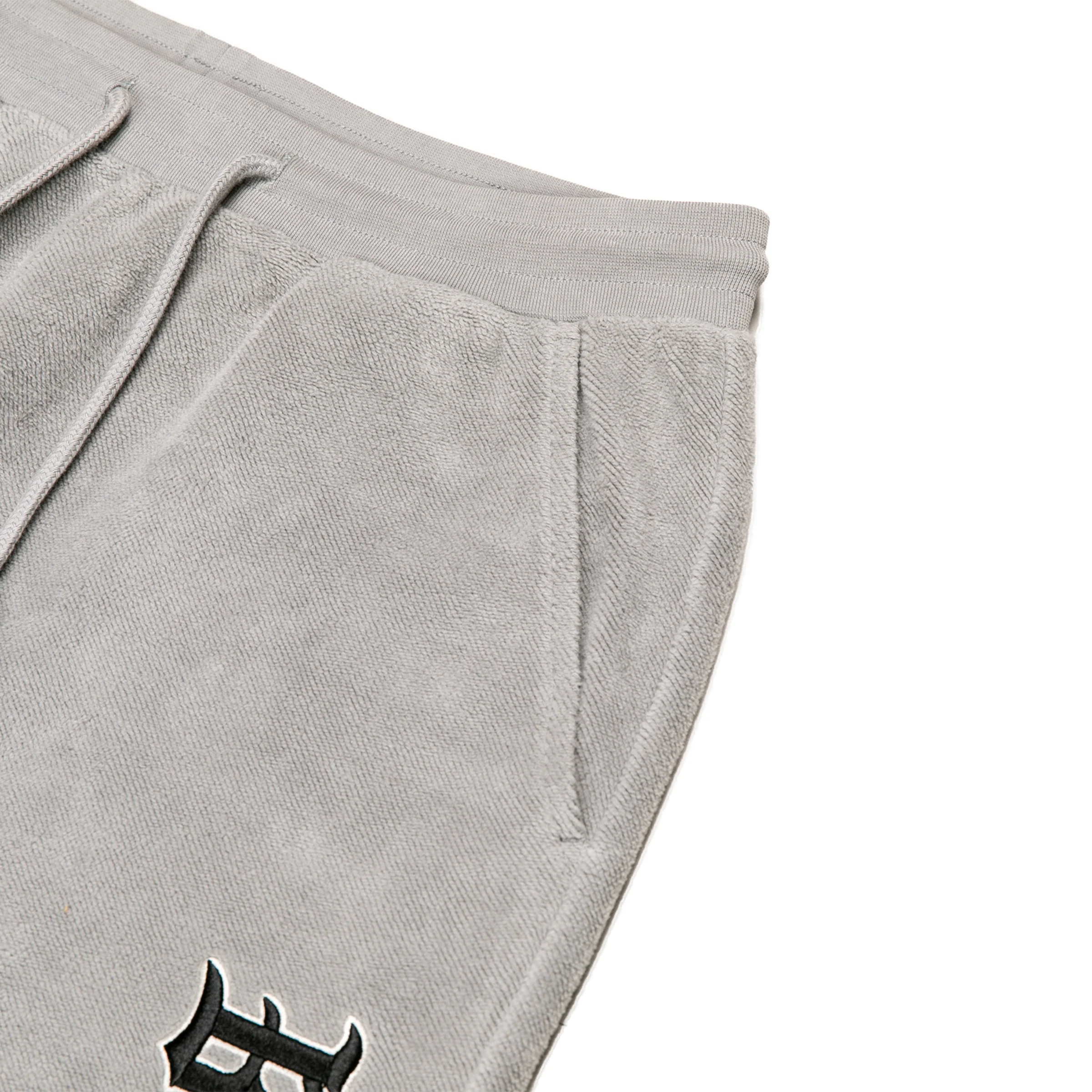 BXR EMBROIDERED INSIDE OUT SWEATPANTS: GREY - Image 3