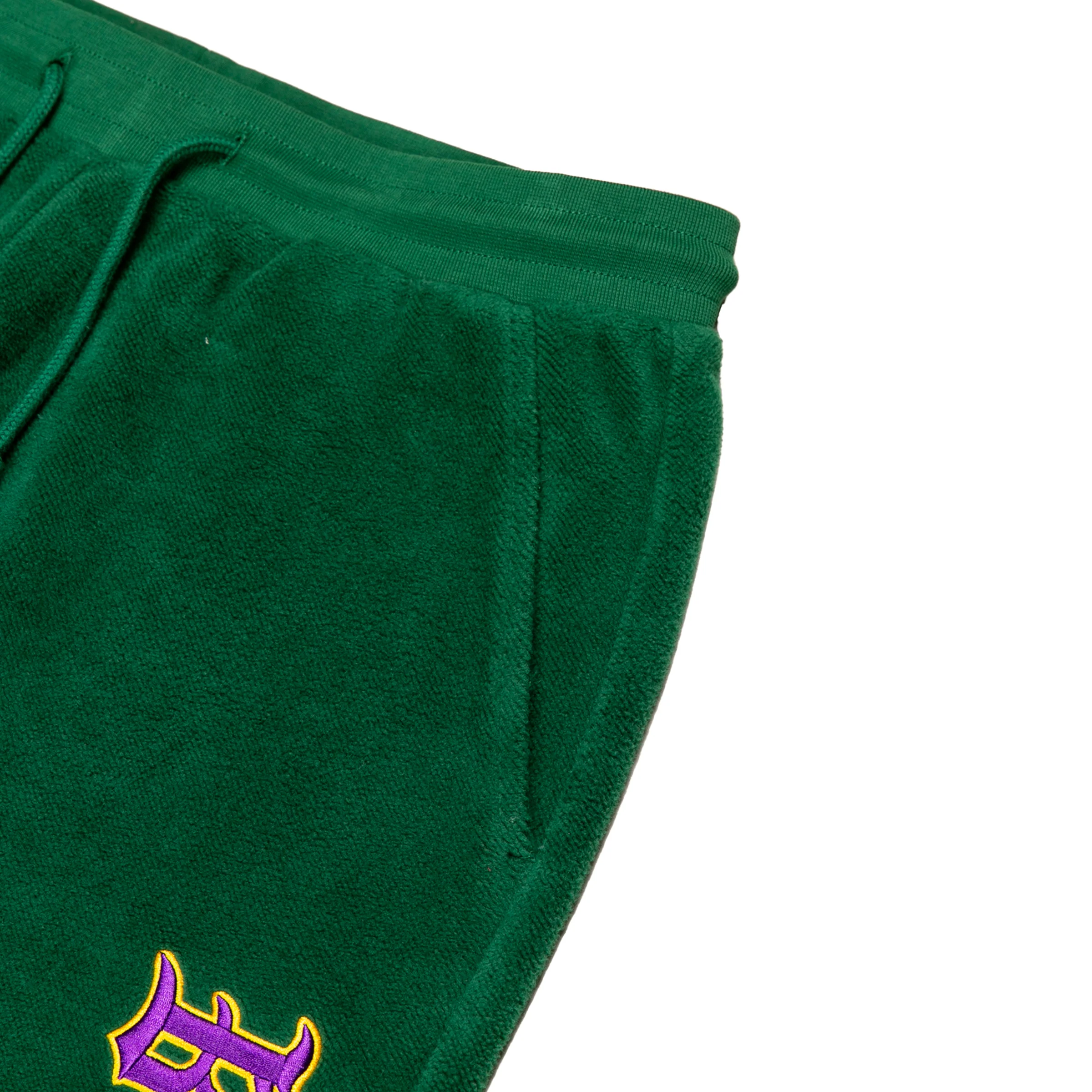 BXR EMBROIDERED INSIDE OUT SWEATPANTS: HUNTER GREEN - Image 3