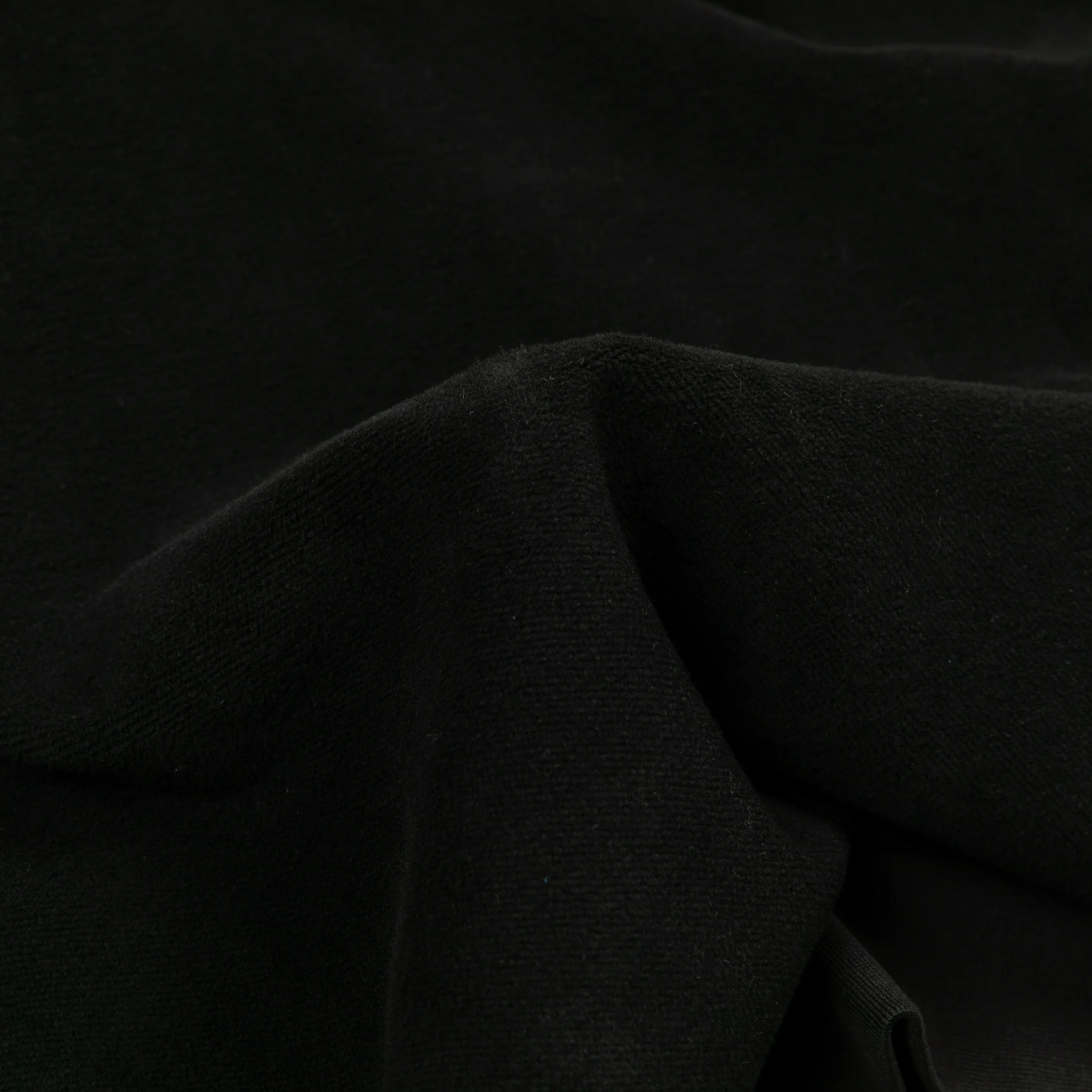 BXR EMBROIDERED INSIDE OUT ZIP-UP HOODIE: BLACK - Image 6