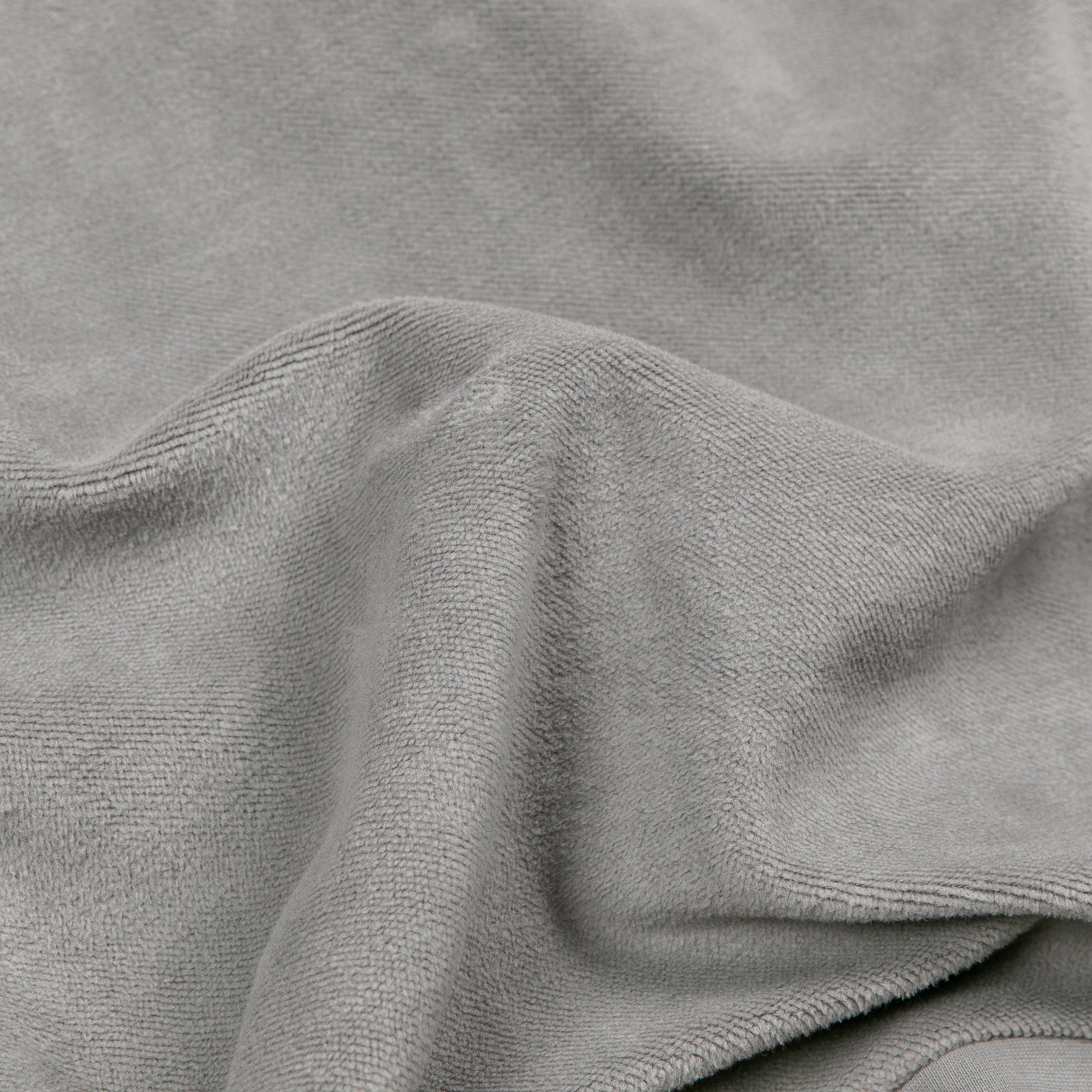 BXR EMBROIDERED INSIDE OUT ZIP-UP HOODIE: GREY - Image 5