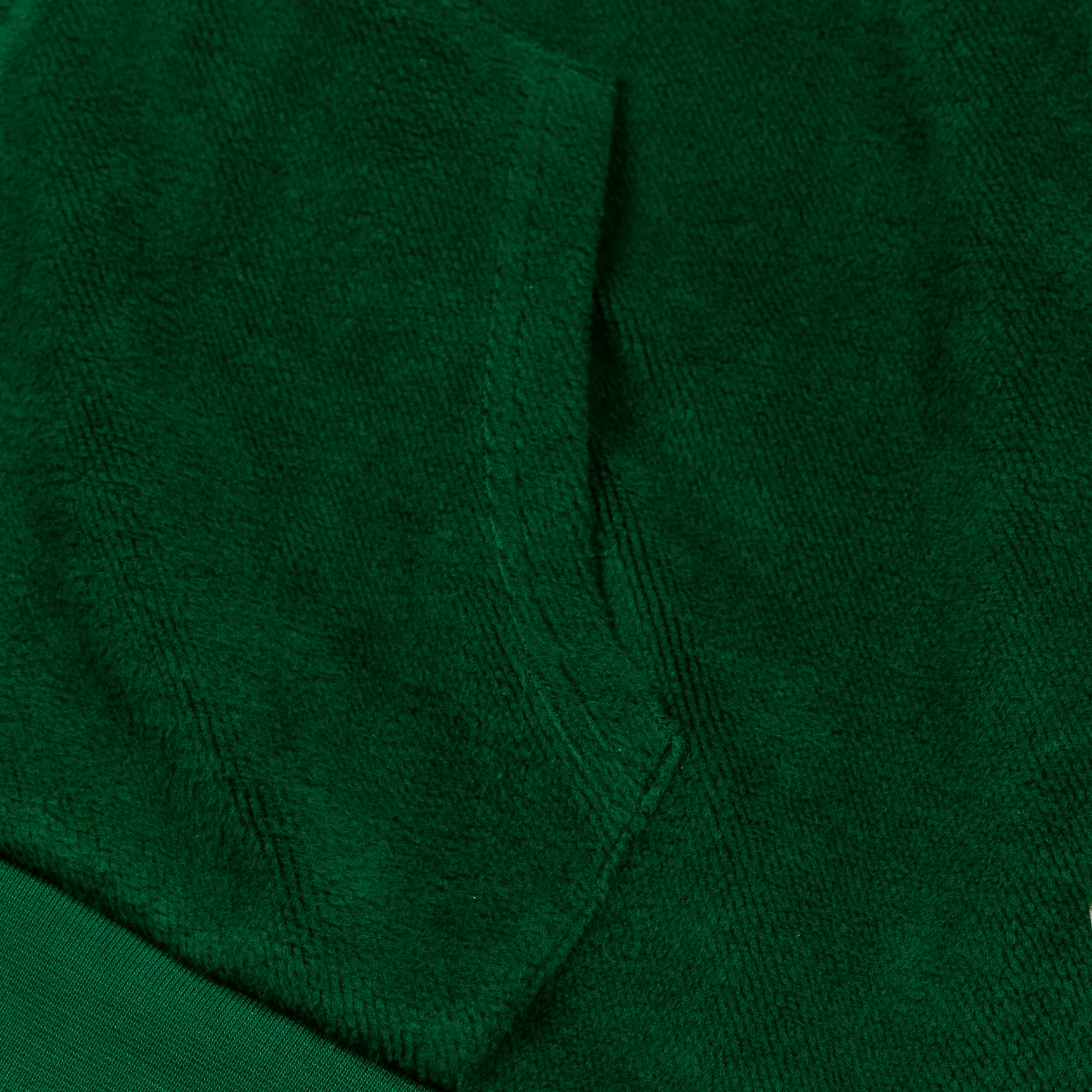 BXR EMBROIDERED INSIDE OUT ZIP-UP HOODIE: HUNTER GREEN - Image 5
