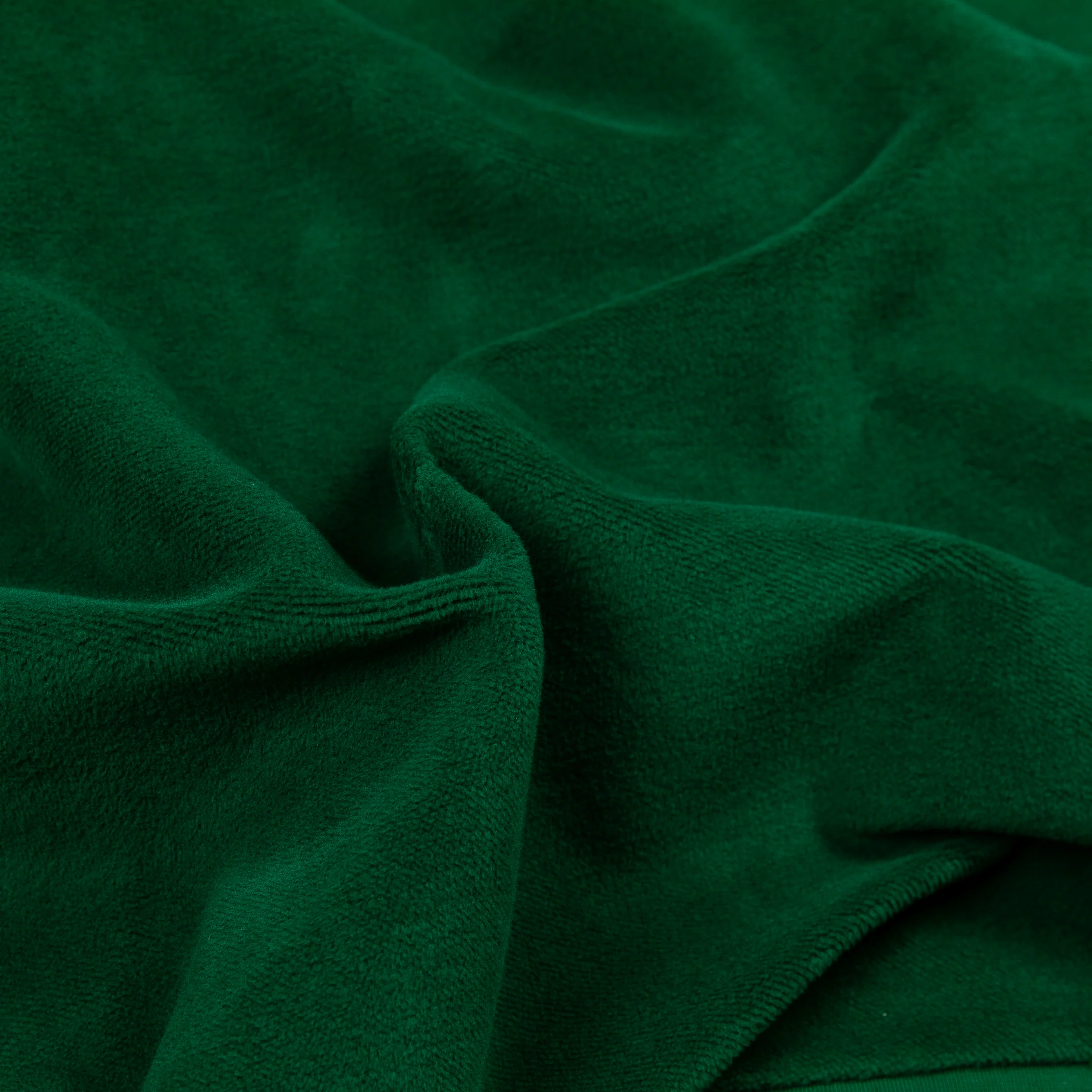 BXR EMBROIDERED INSIDE OUT ZIP-UP HOODIE: HUNTER GREEN - Image 6