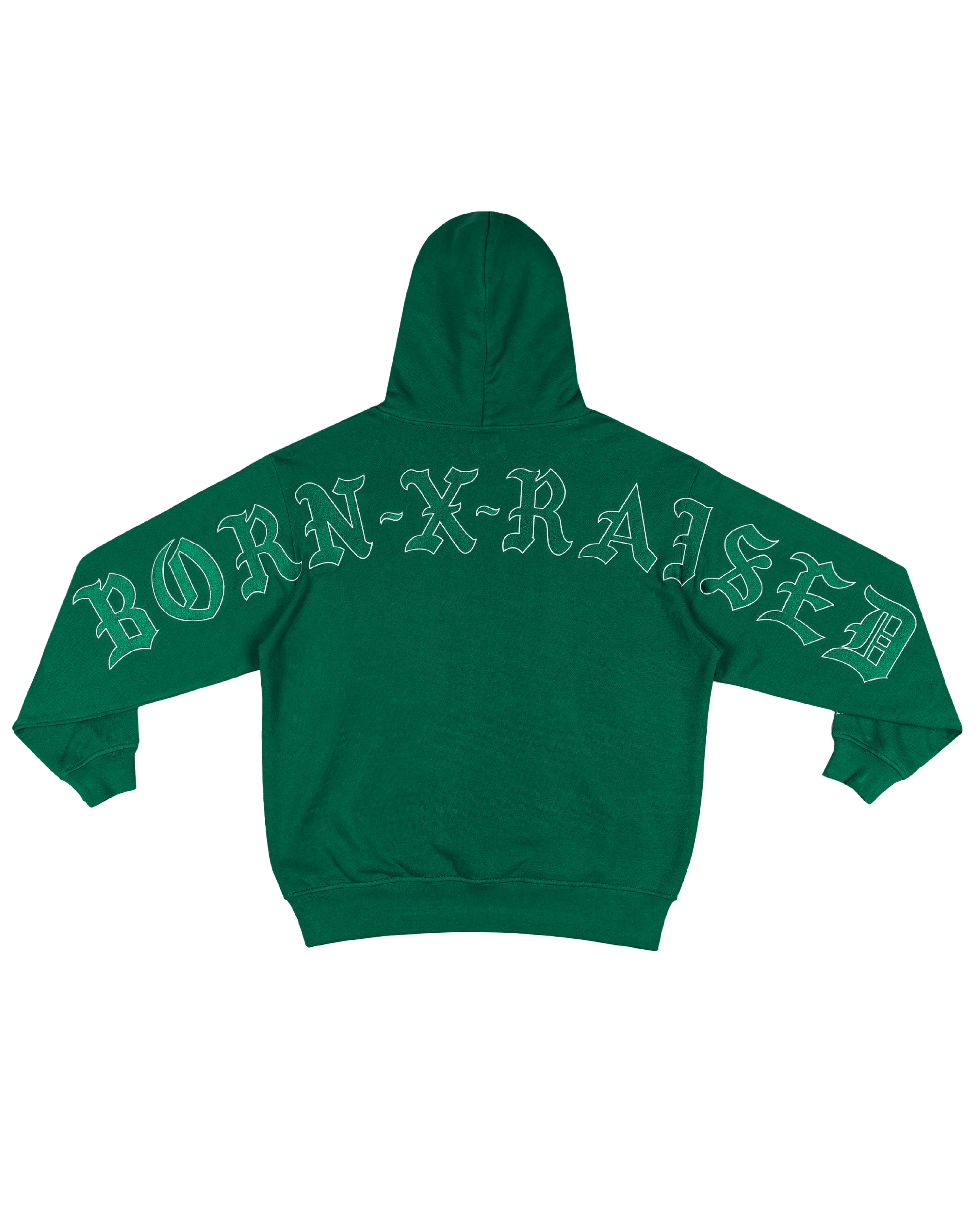 BXR JUMBO ARCH HOODIE: FOREST GREEN - Image 3