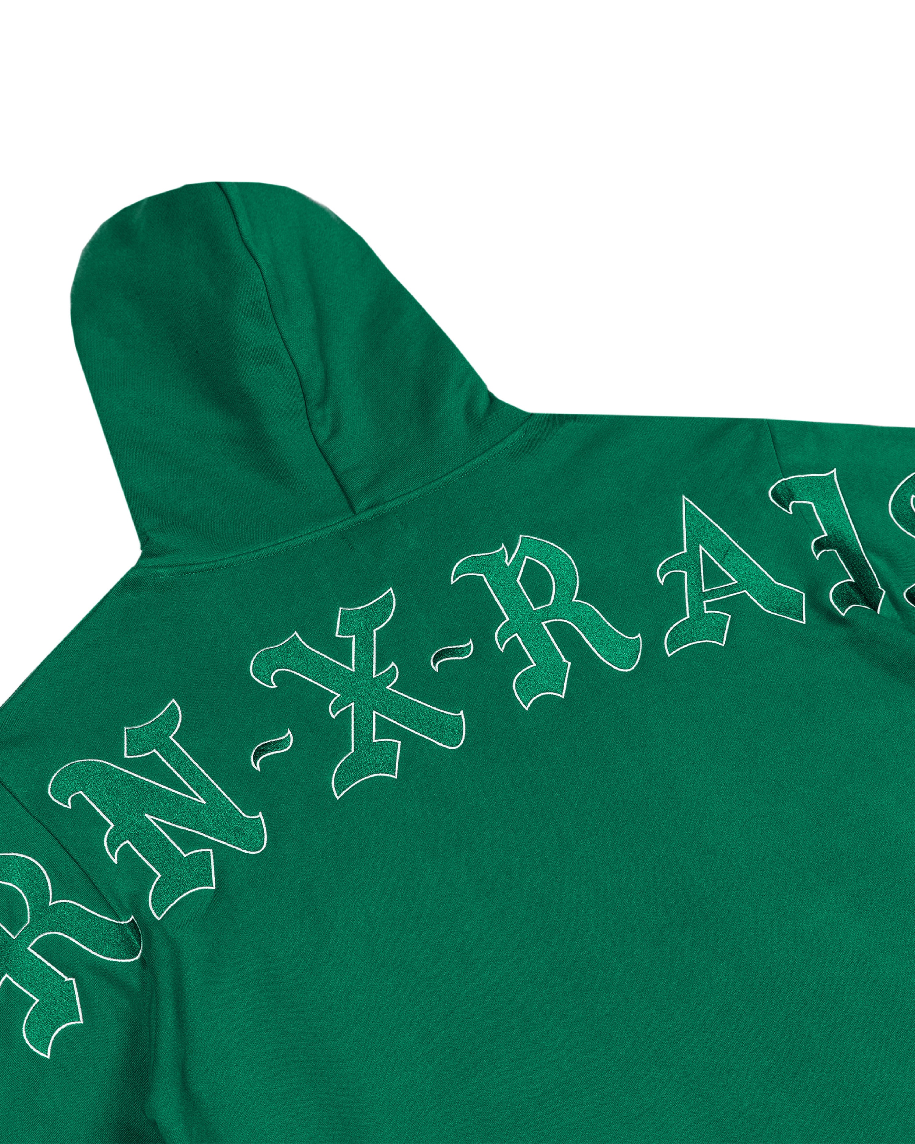 BXR JUMBO ARCH HOODIE: FOREST GREEN - Image 5
