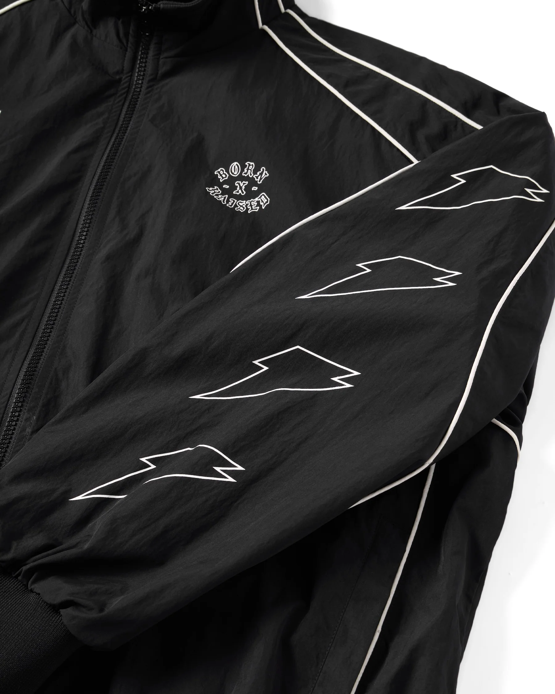 BORN X RAISED + GATORADE TRACK JACKET: BLACK - Image 3