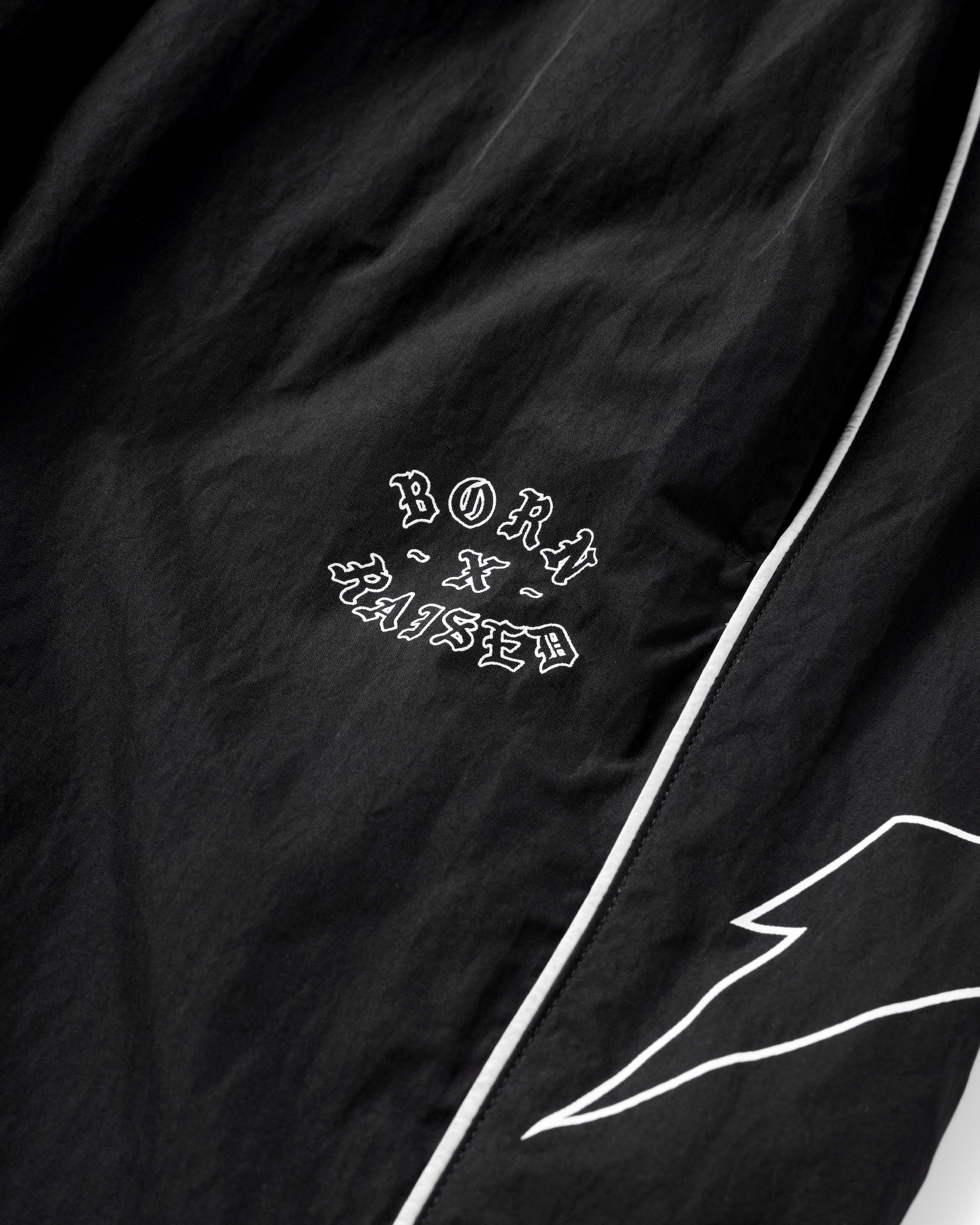 BORN X RAISED + GATORADE TRACK PANTS: BLACK - Image 3