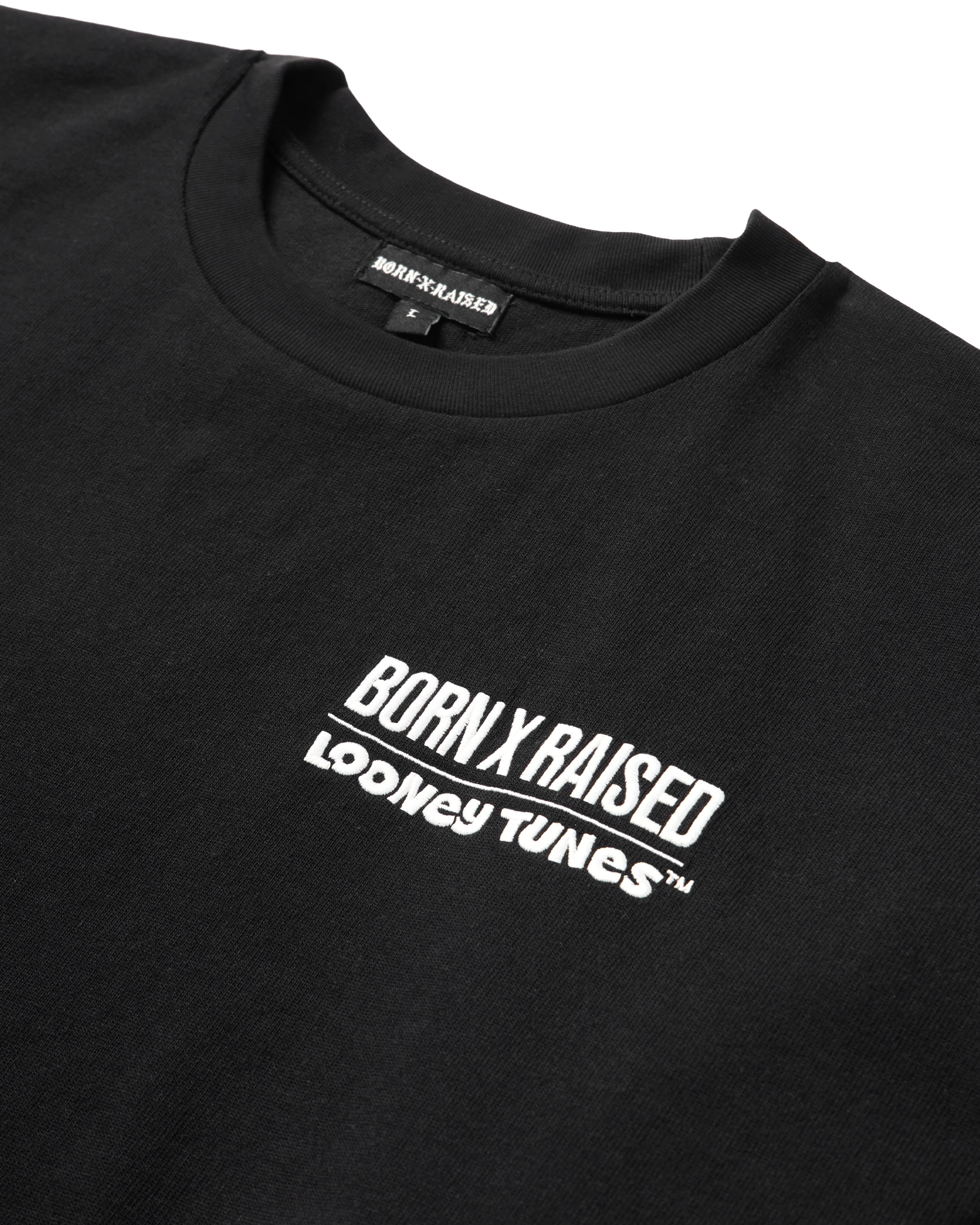 BORN X RAISED + LOONEY TUNES LINE-UP LONGSLEEVE: BLACK - Image 4