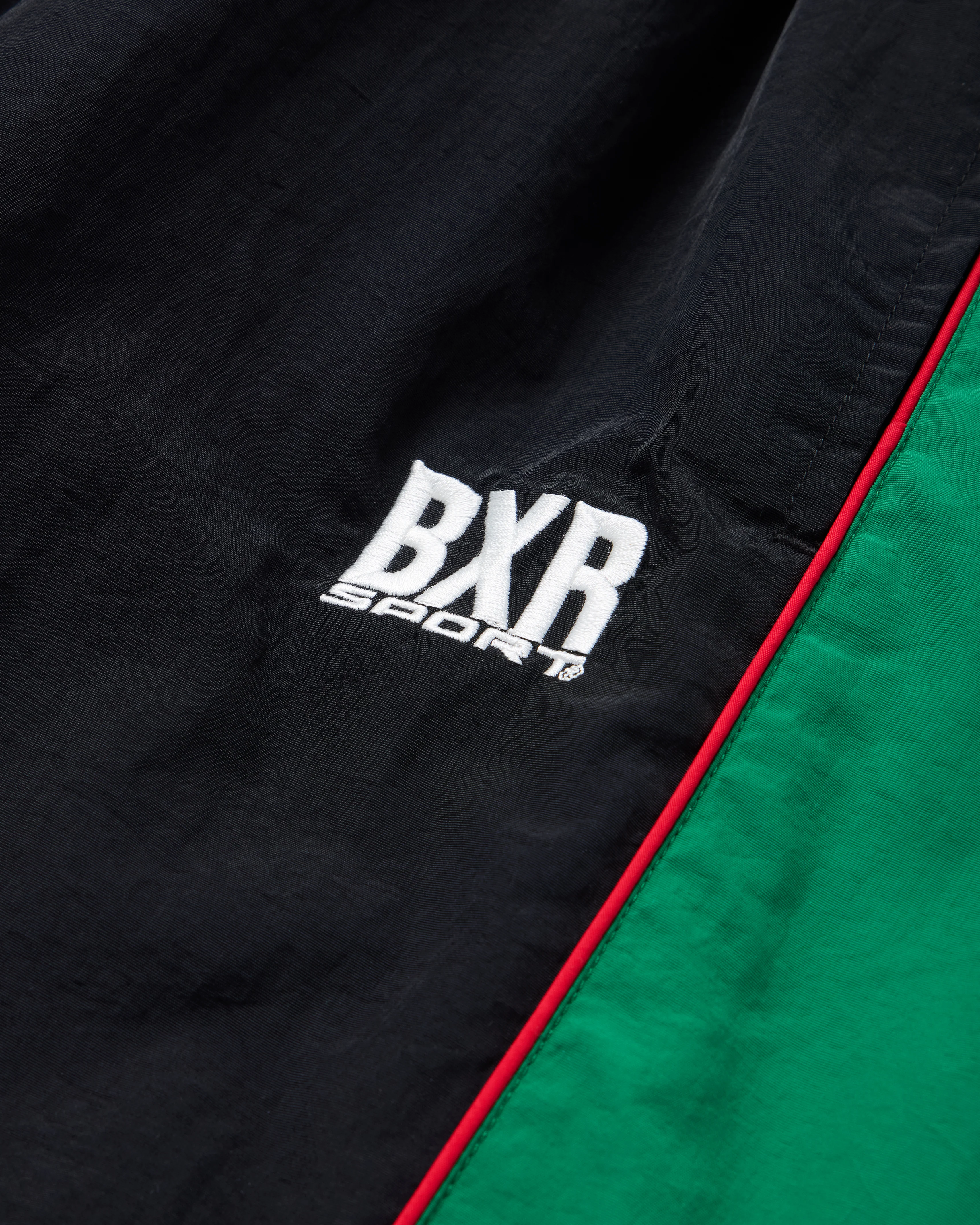 BXR SPORT MEXICO WARM-UP PANTS: BLACK/GREEN - Image 3
