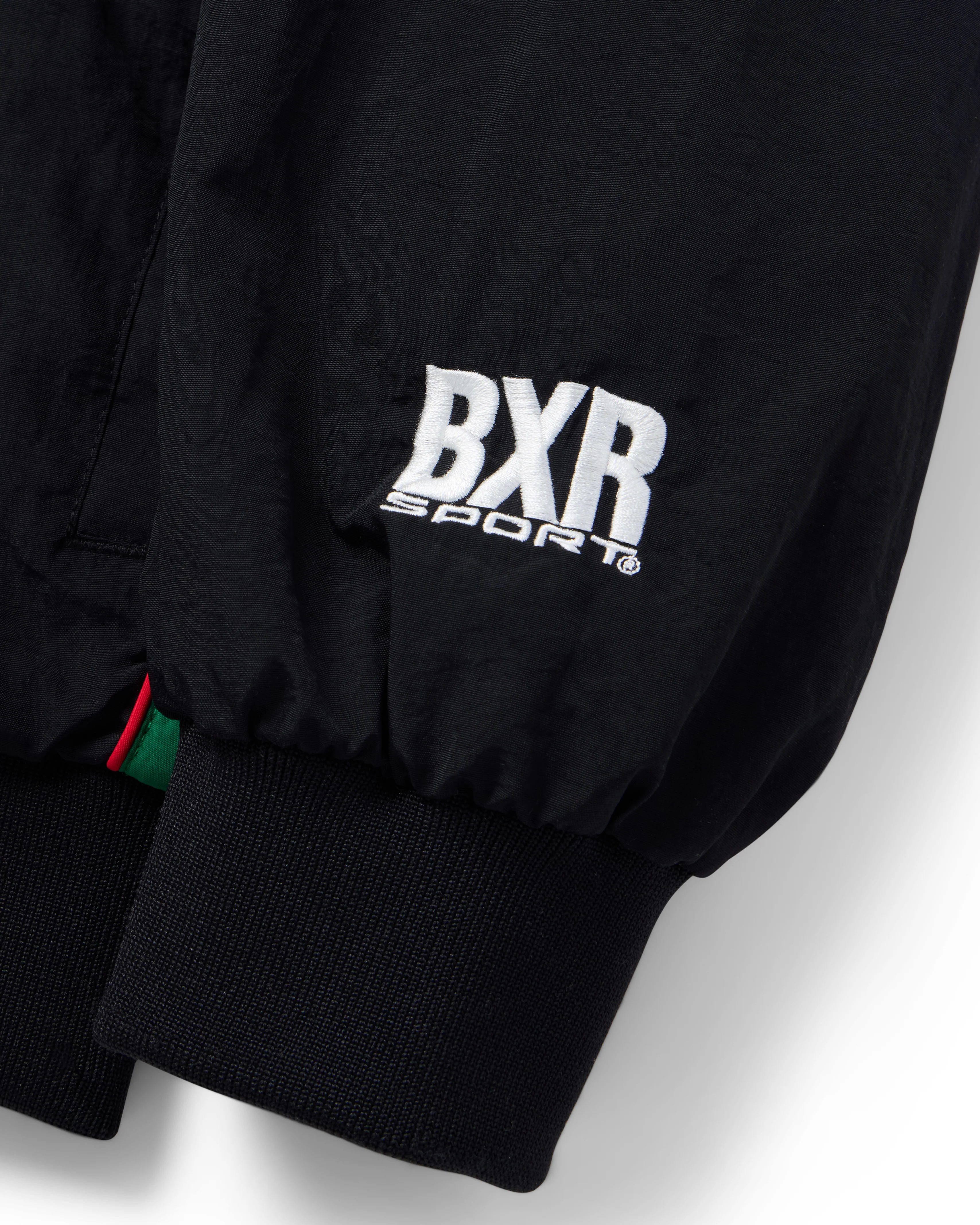 **PRE-ORDER** BXR SPORT MEXICO WARM-UP WINDBREAKER: BLACK/GREEN - Image 3