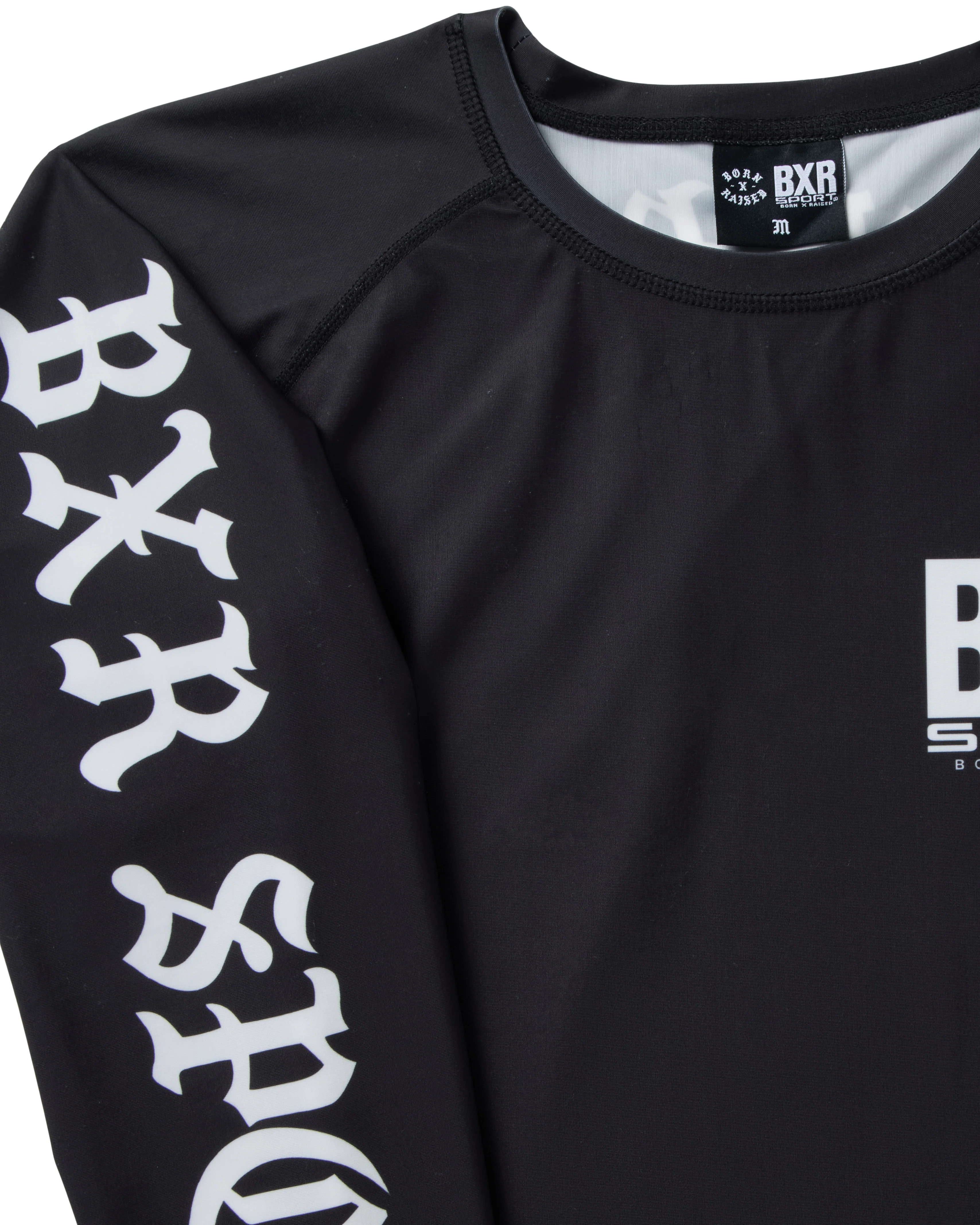 BXR SPORT: ON THE TURF RASHGUARD: BLACK - Image 3