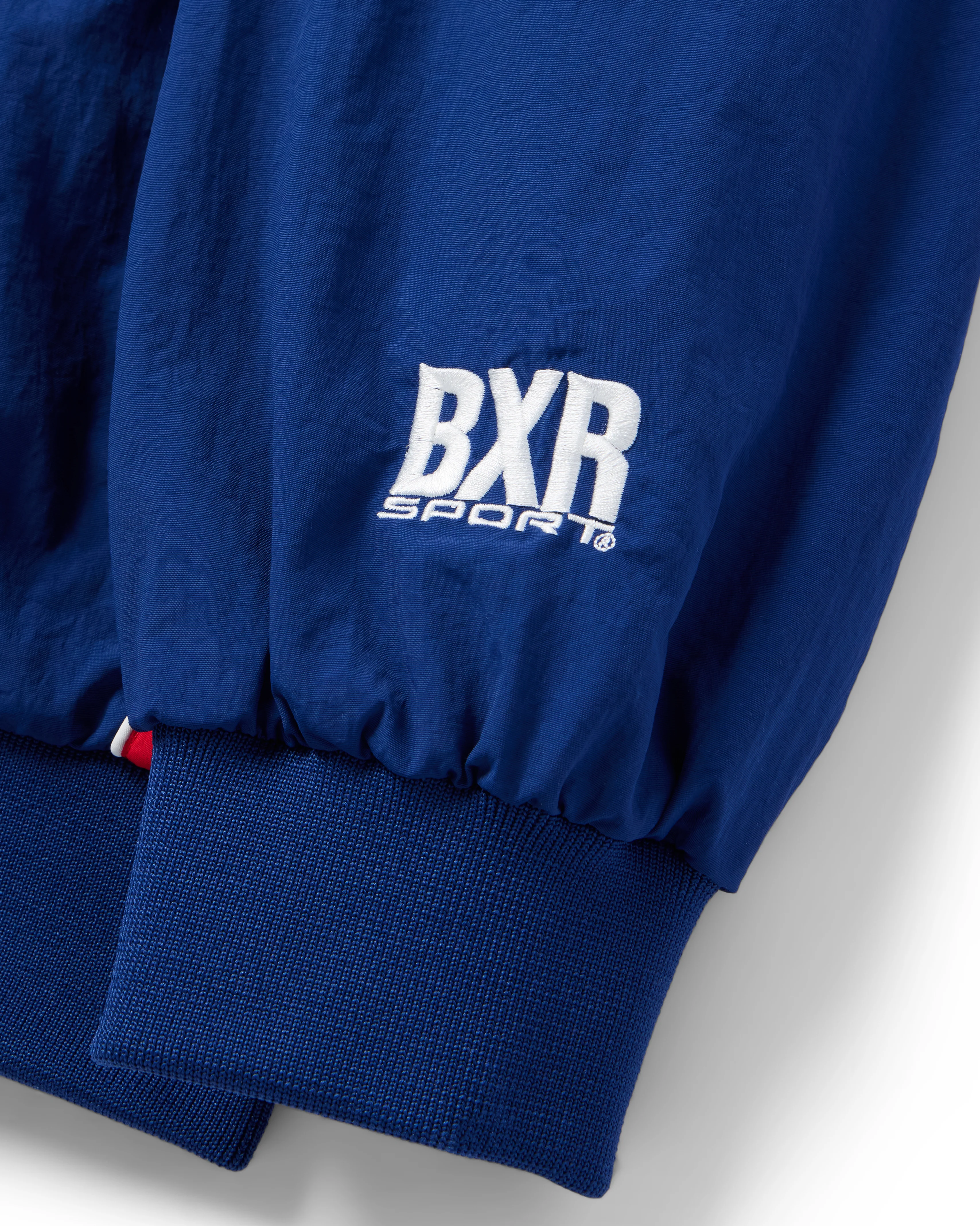 BXR SPORT WARM-UP WINDBREAKER: NAVY W/ RED - Image 3