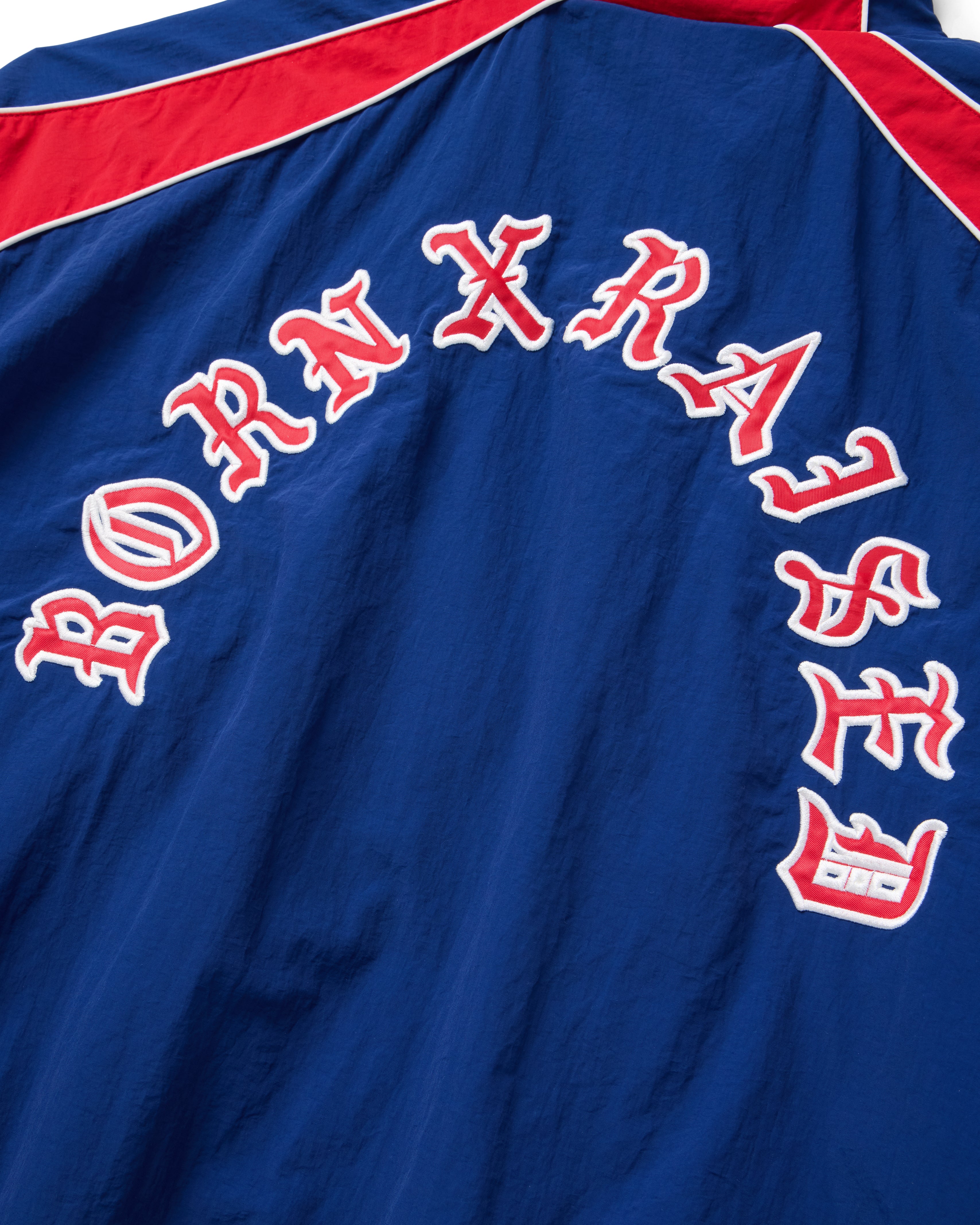 BXR SPORT WARM-UP WINDBREAKER: NAVY W/ RED - Image 4