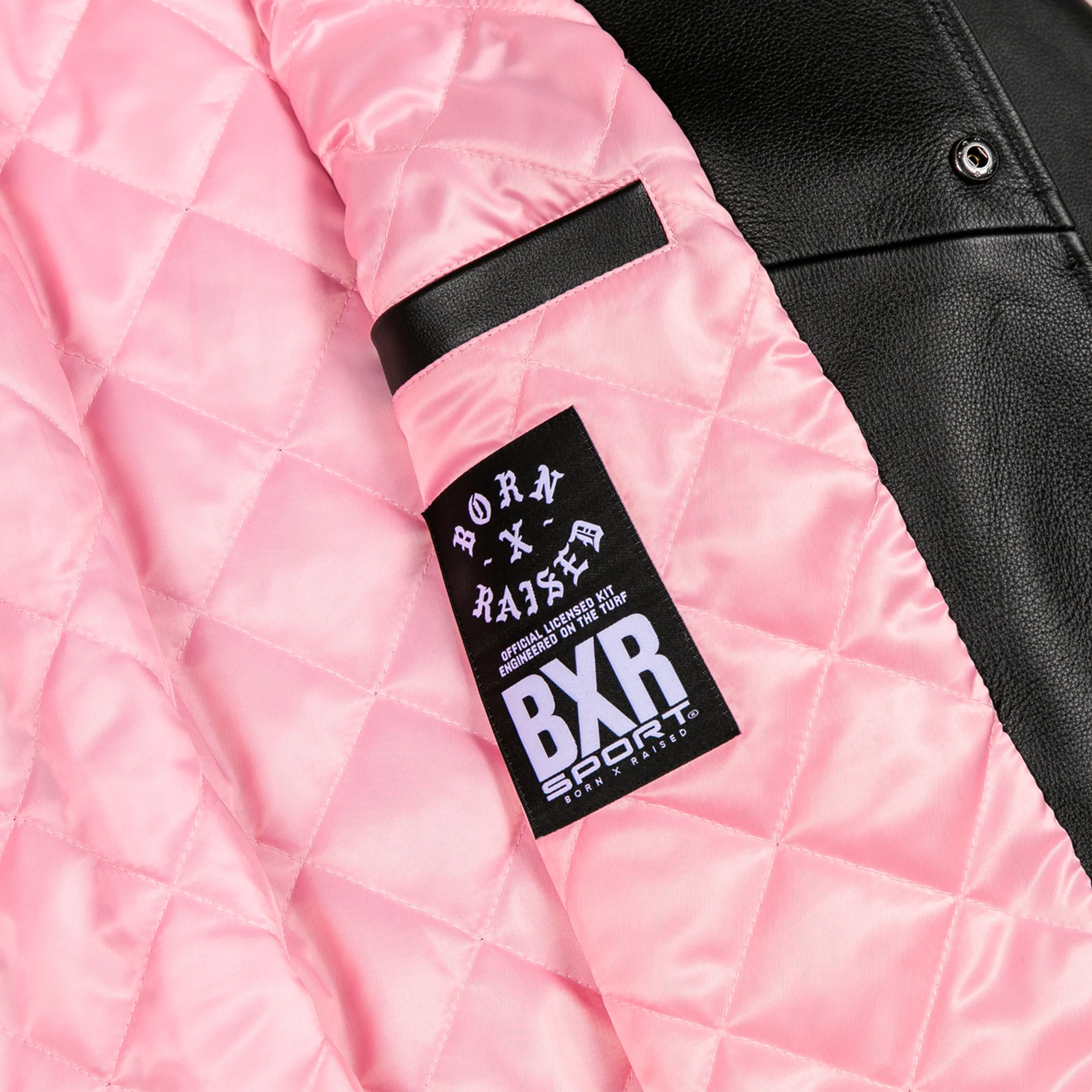 BXR TONAL ARCH LEATHER JACKET: BLACK - Image 6