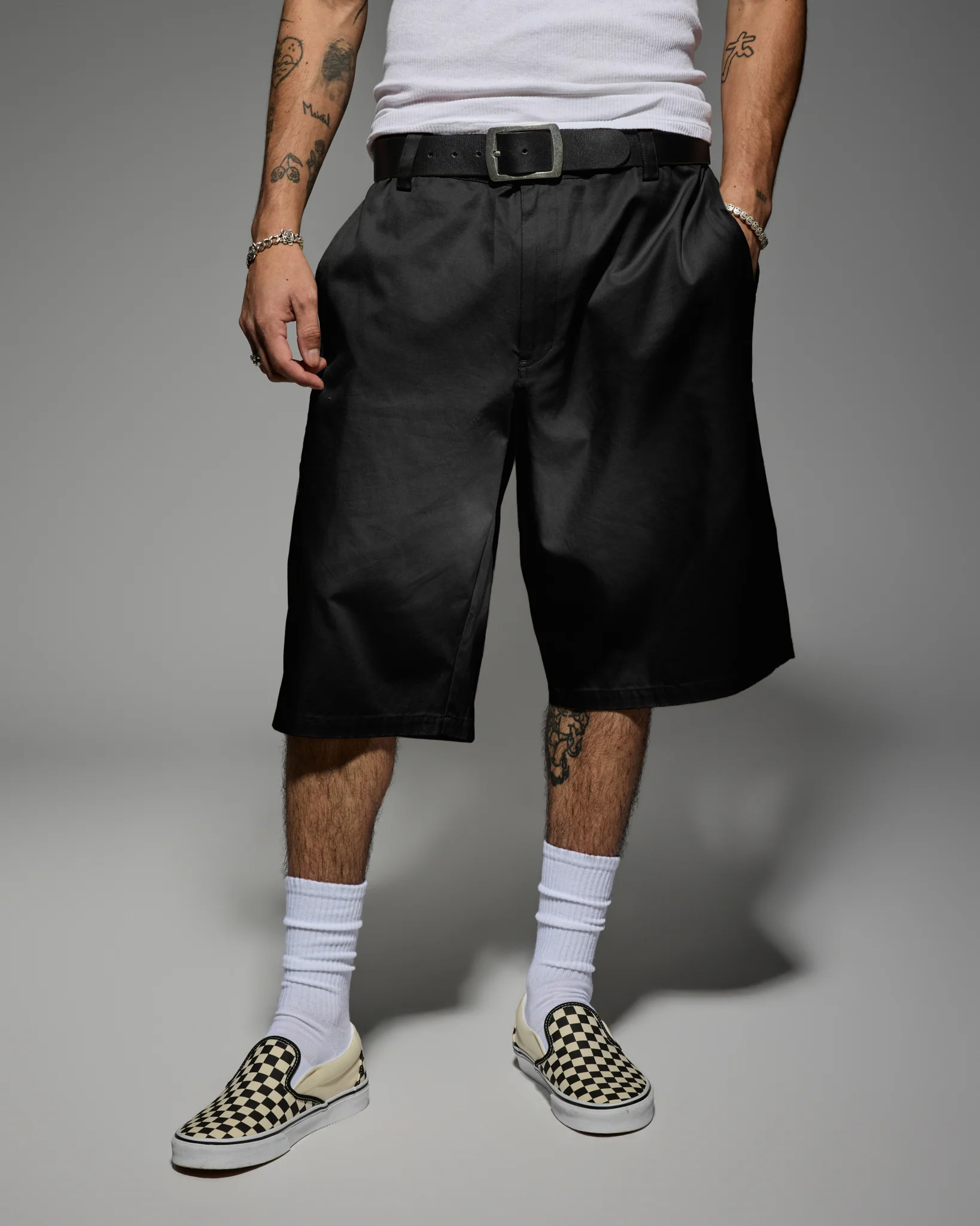 BXR WORK SHORTS: BLACK - Image 4