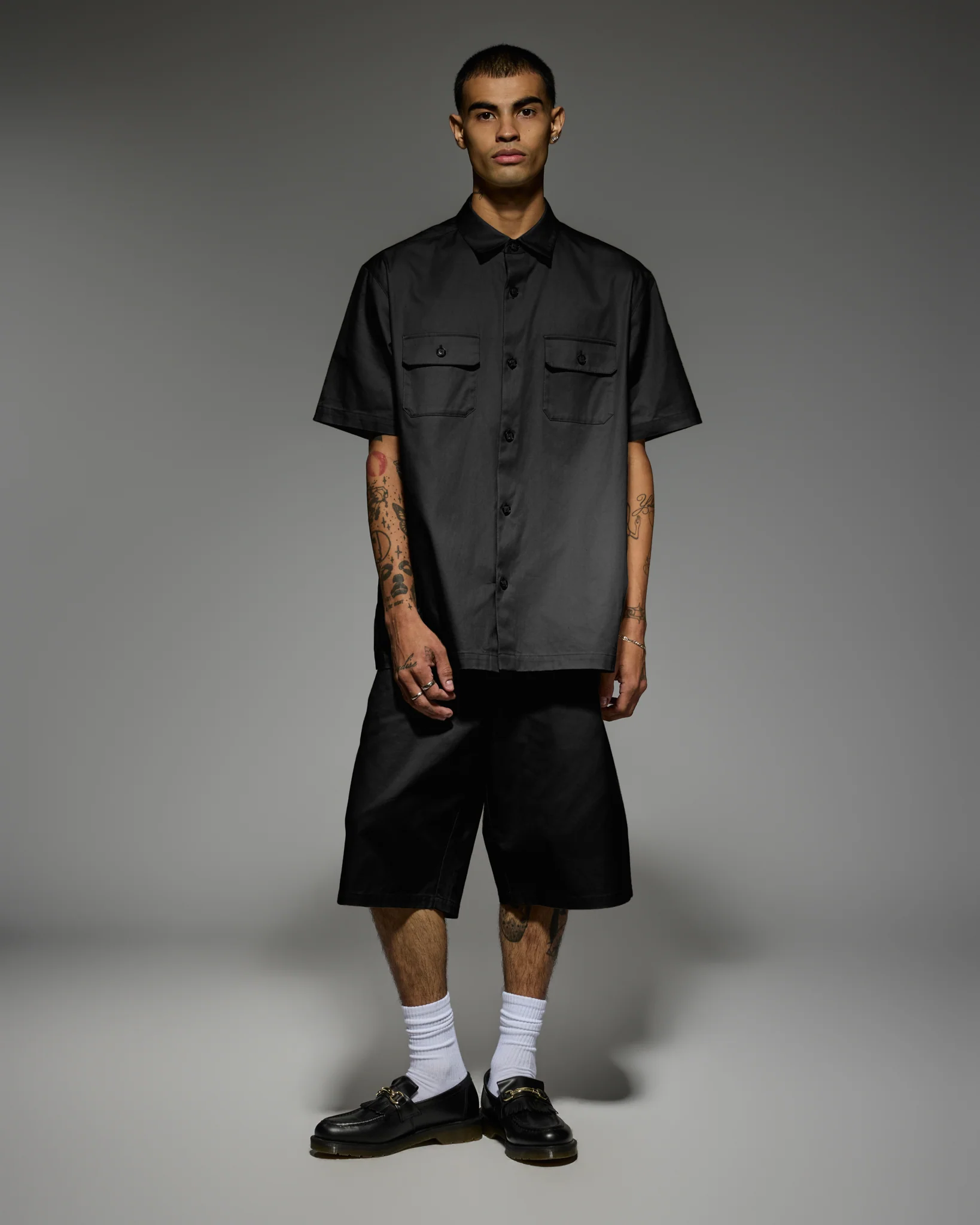 BXR WORK SHORTS: BLACK - Image 5