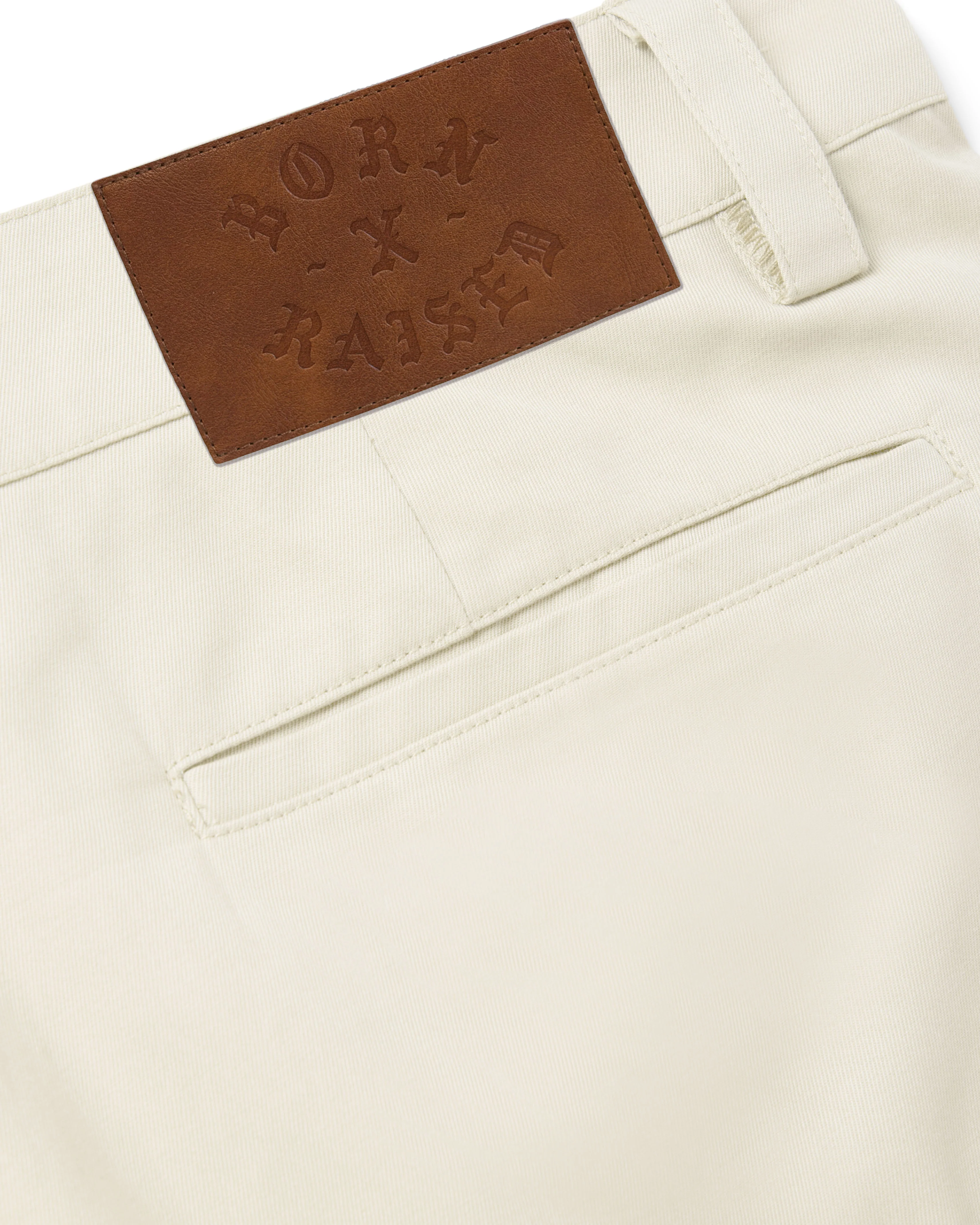 BXR WORK SHORTS: CREAM - Image 3