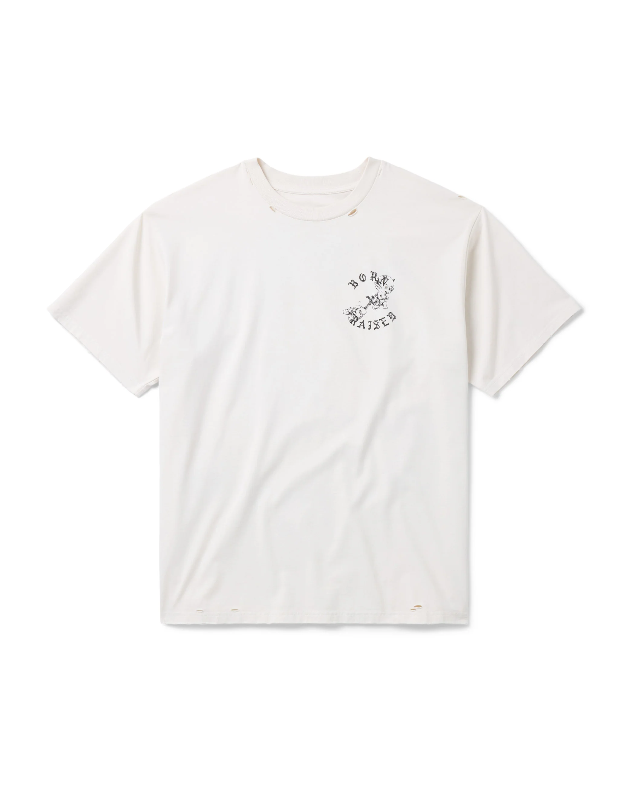 LIL DEVIL ROCKER TEE: OFF WHITE - Image 2