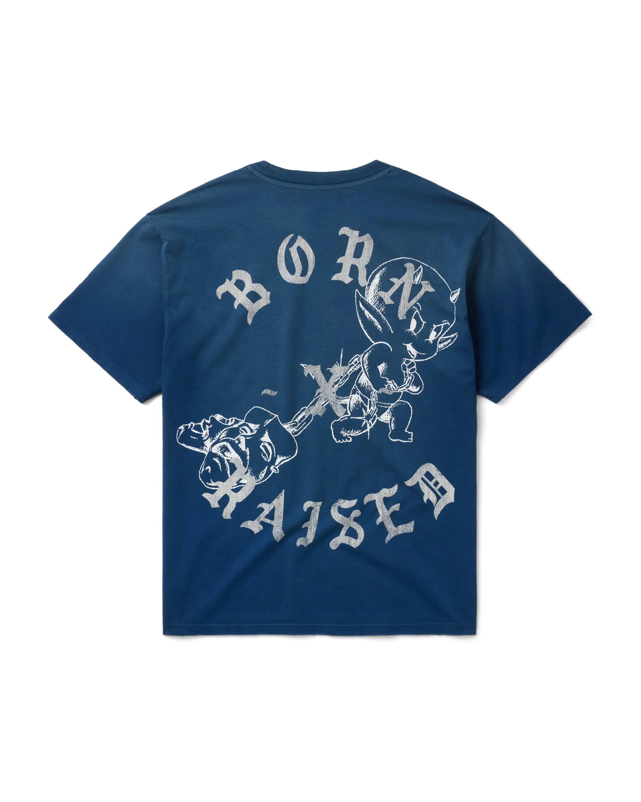 LIL DEVIL ROCKER TEE: VINTAGE BLUE