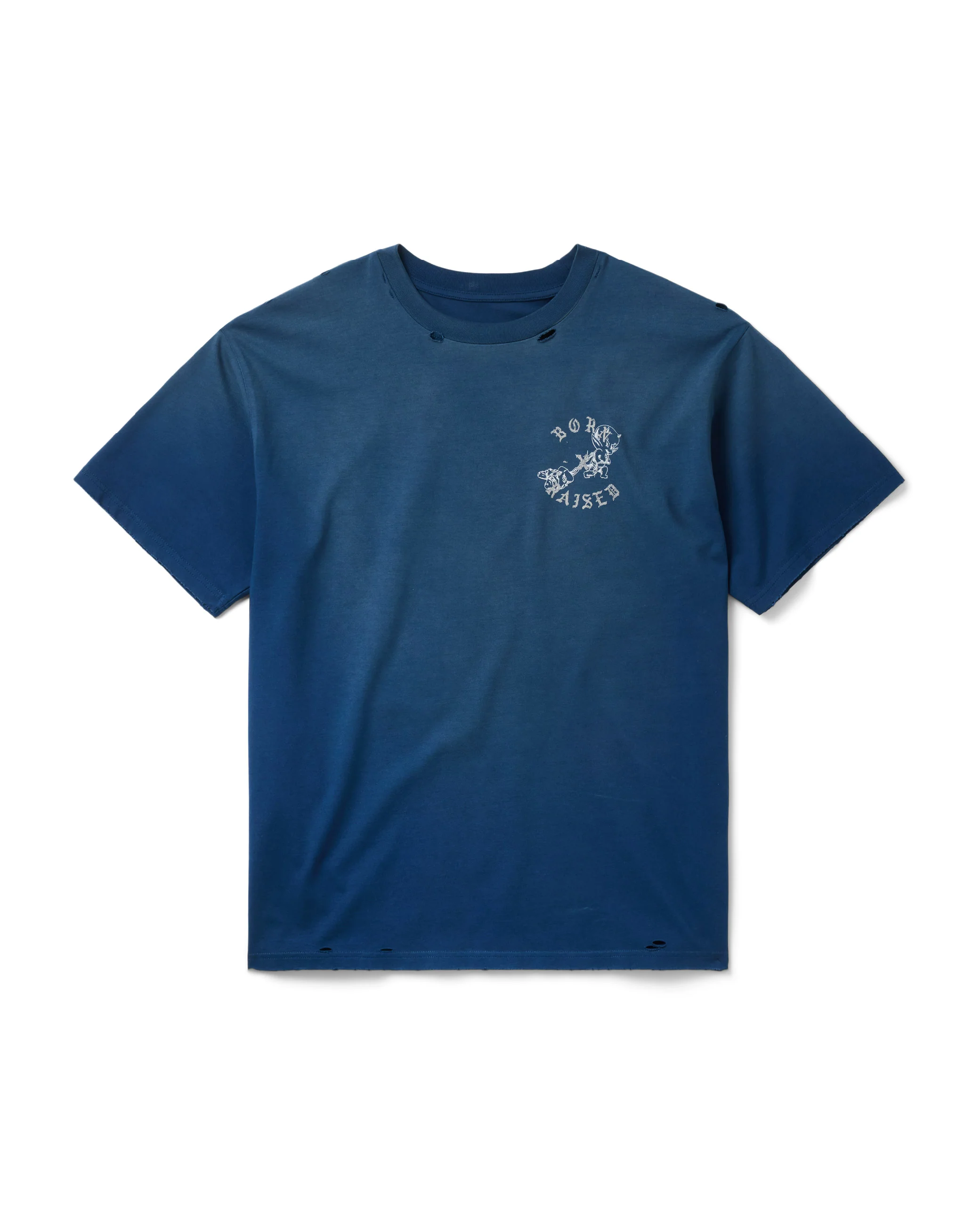 LIL DEVIL ROCKER TEE: VINTAGE BLUE - Image 2