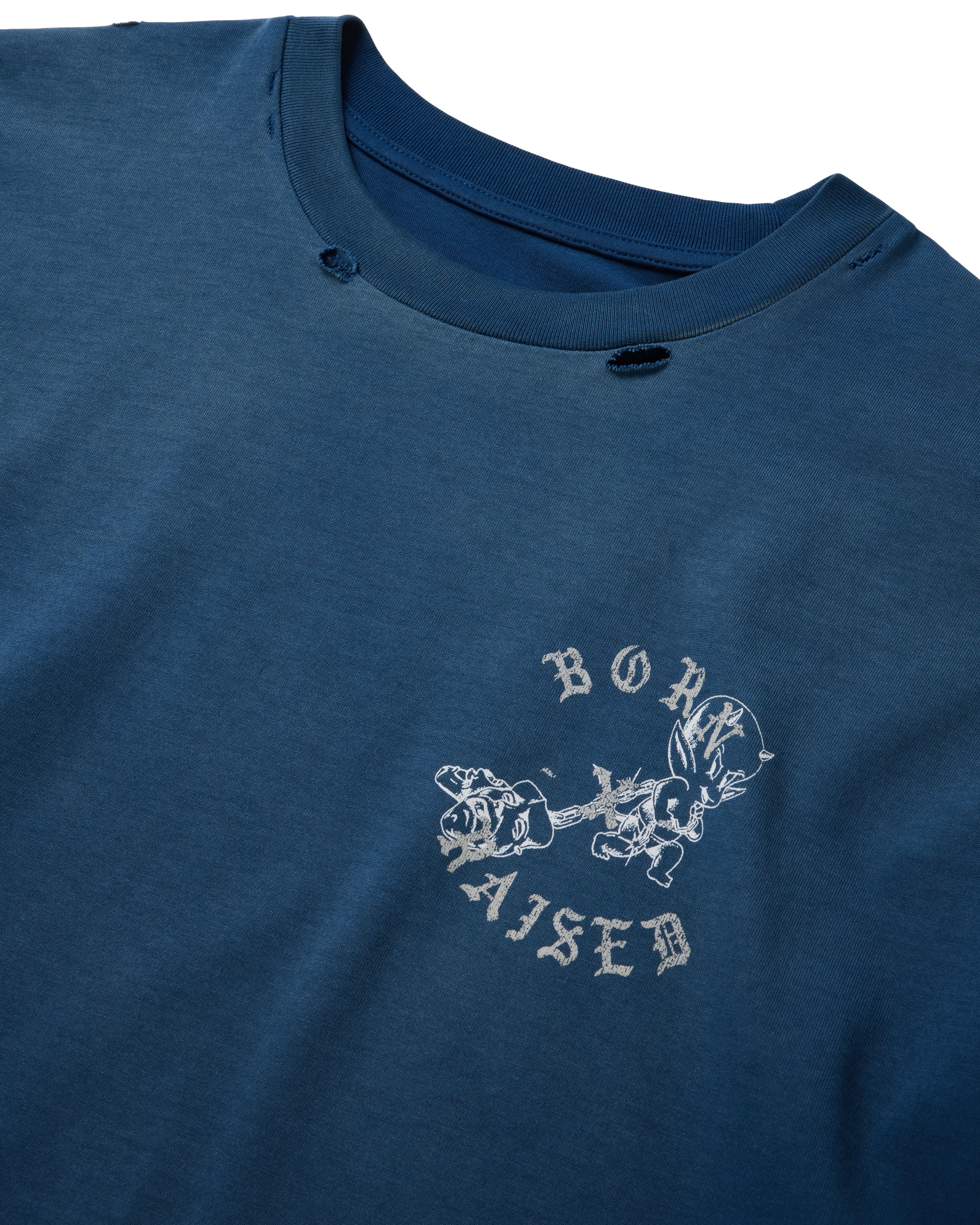 LIL DEVIL ROCKER TEE: VINTAGE BLUE - Image 3