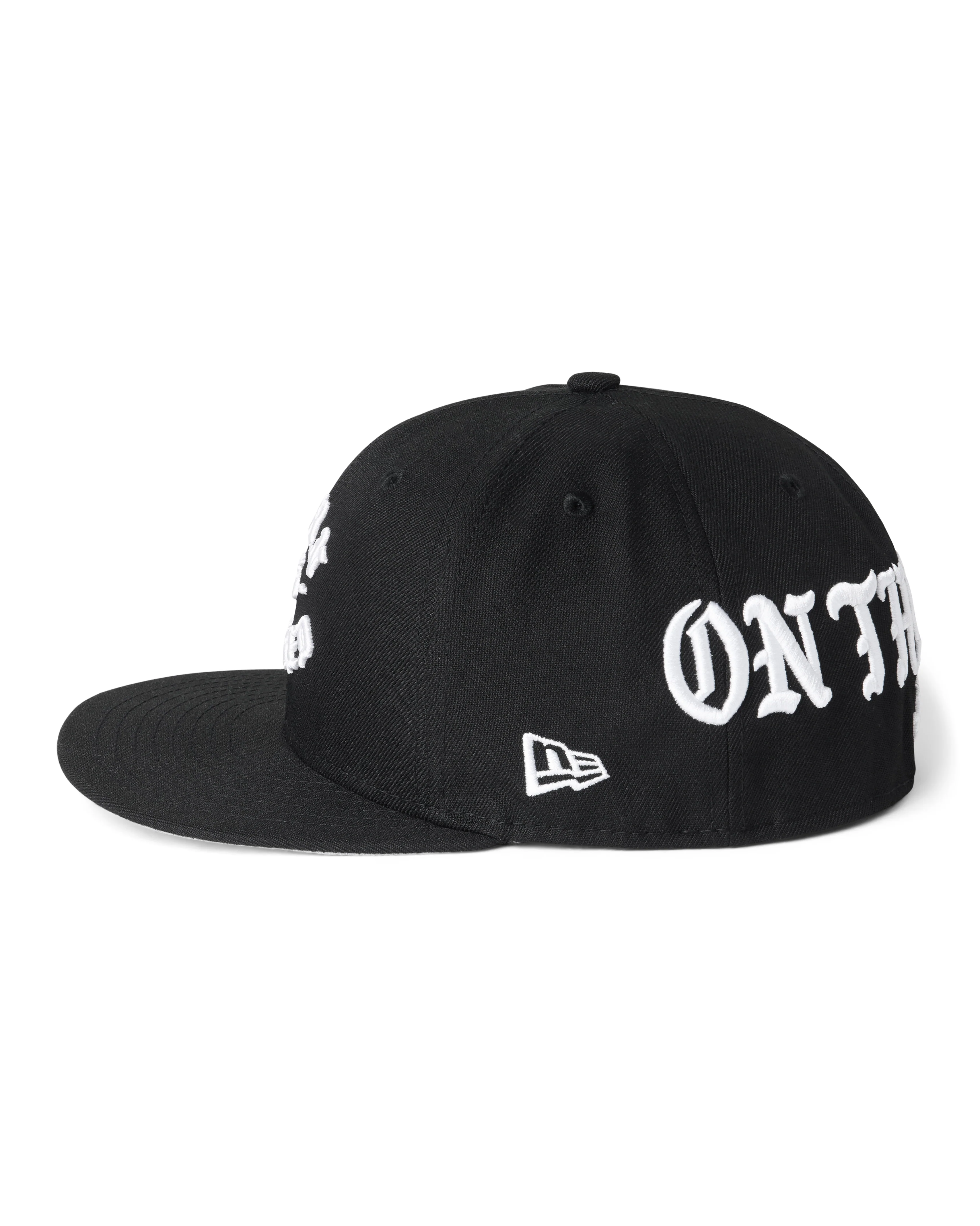 ON THE TURF FITTED HAT: BLACK - Image 4