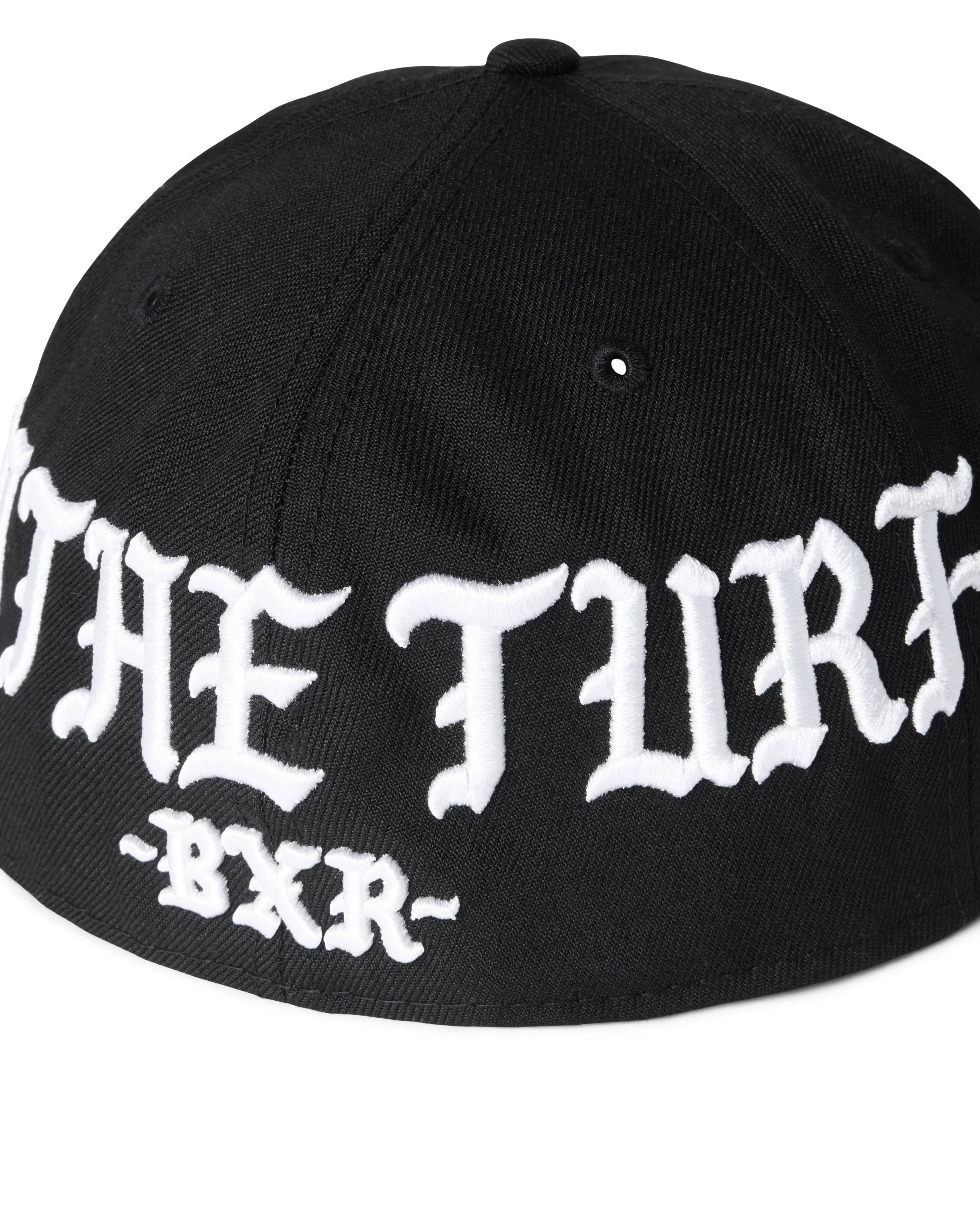 ON THE TURF FITTED HAT: BLACK - Image 5