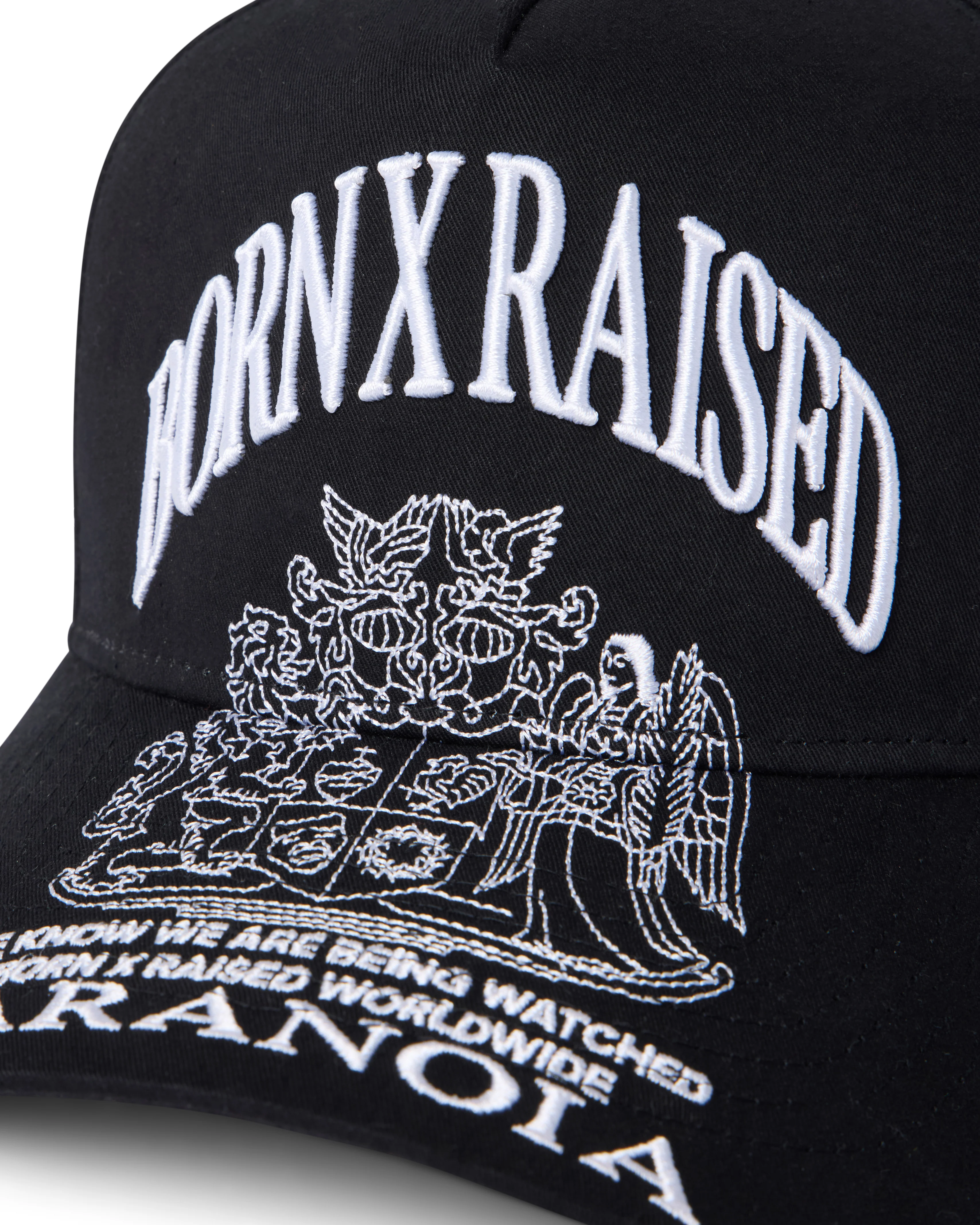 PARANOIA CREST SNAPBACK: BLACK - Image 3