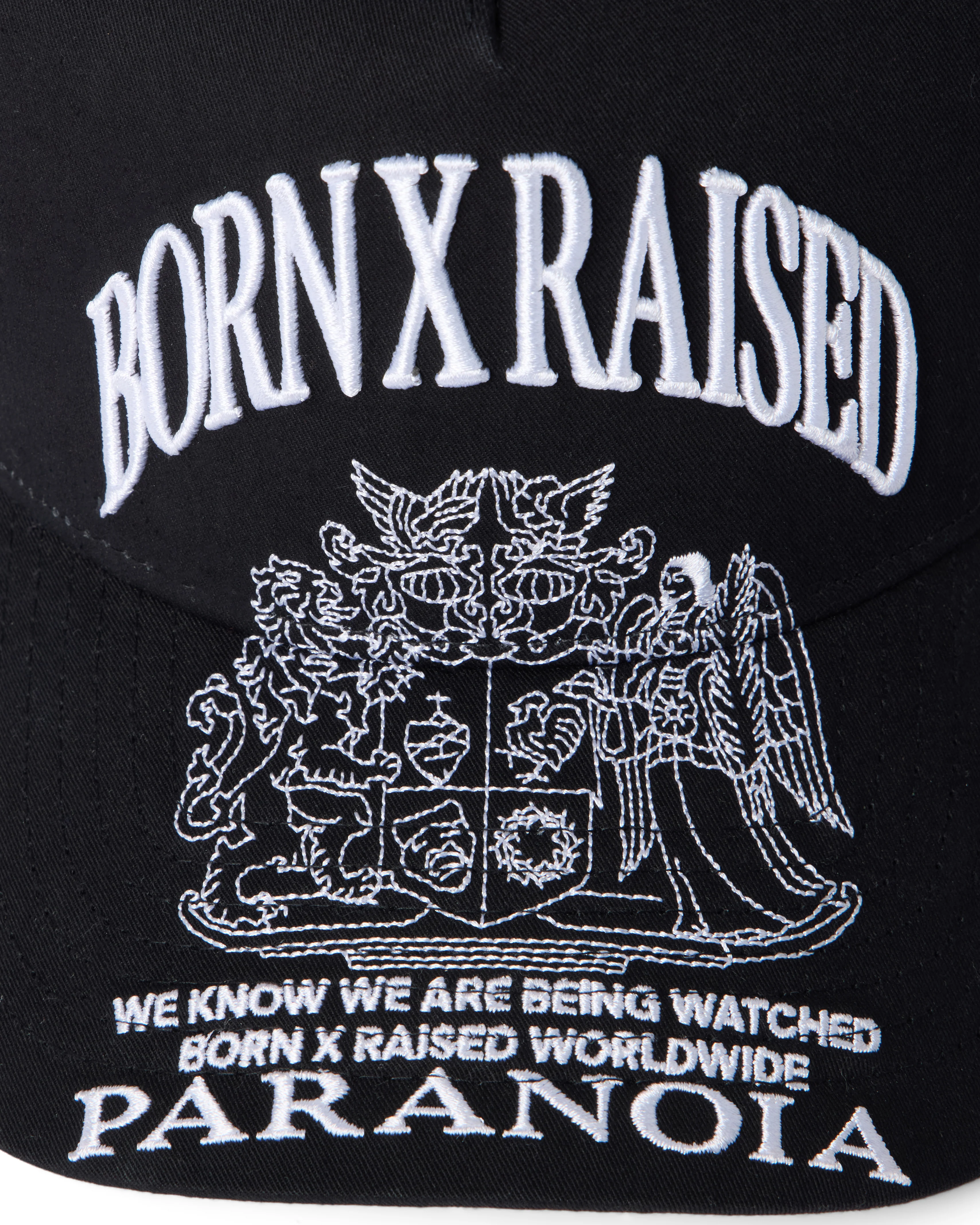 PARANOIA CREST SNAPBACK: BLACK - Image 4