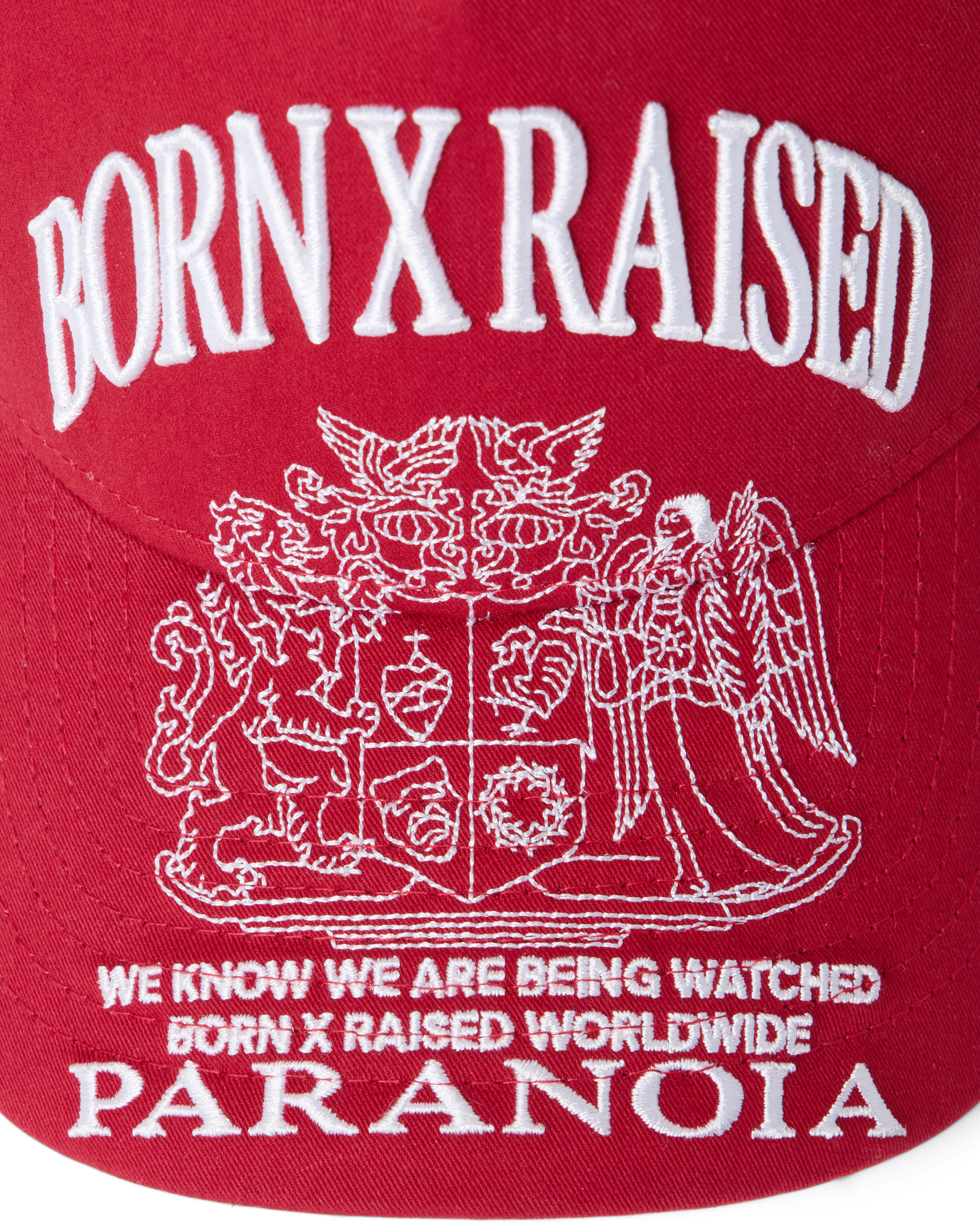 PARANOIA CREST SNAPBACK: CARDINAL - Image 4