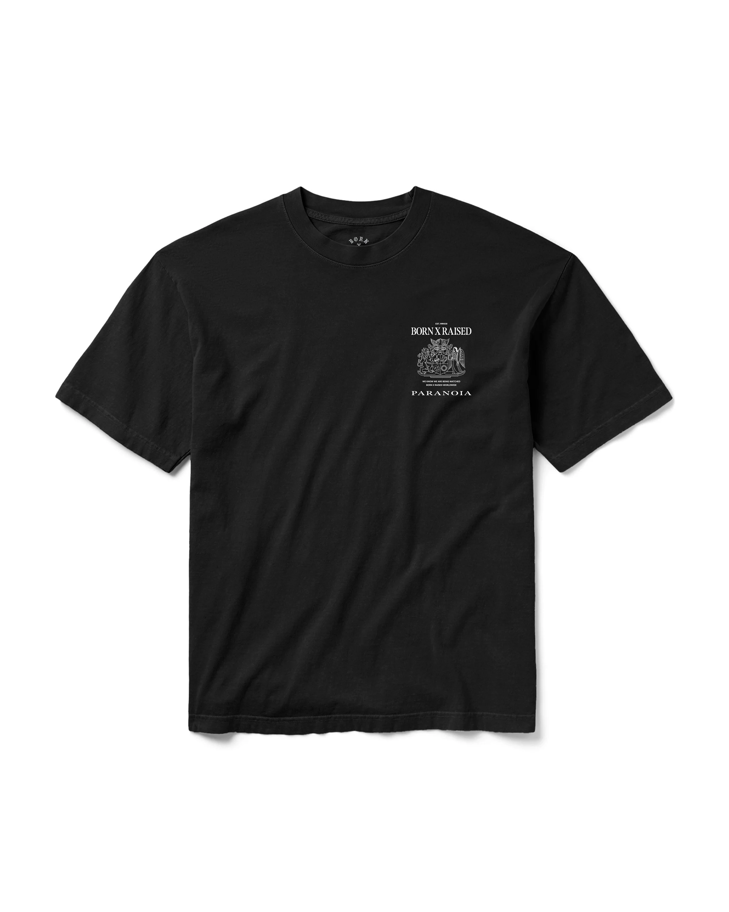 PARANOIA CREST TEE: BLACK - Image 2