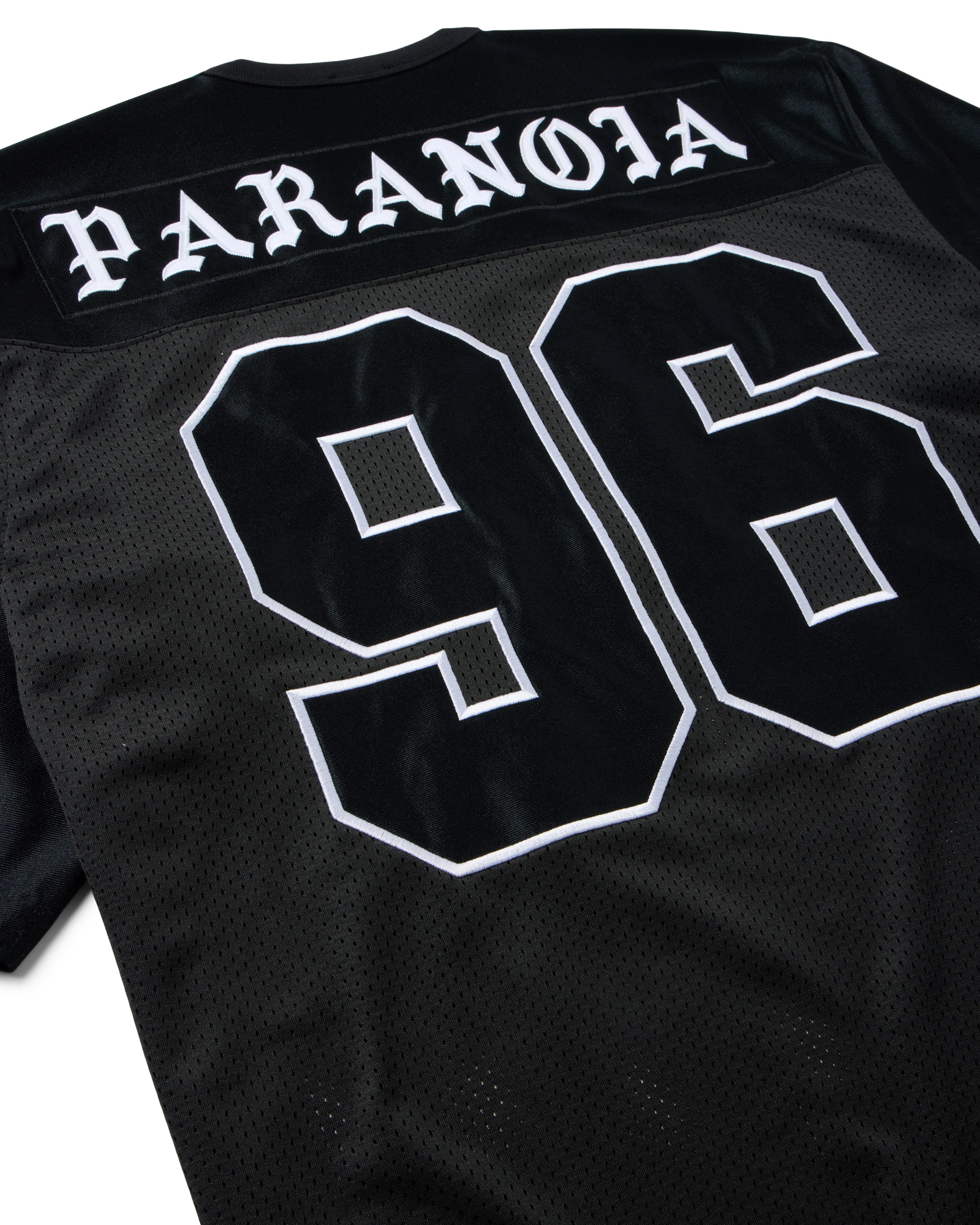 PARANOIA FOOTBALL JERSEY: BLACK - Image 4