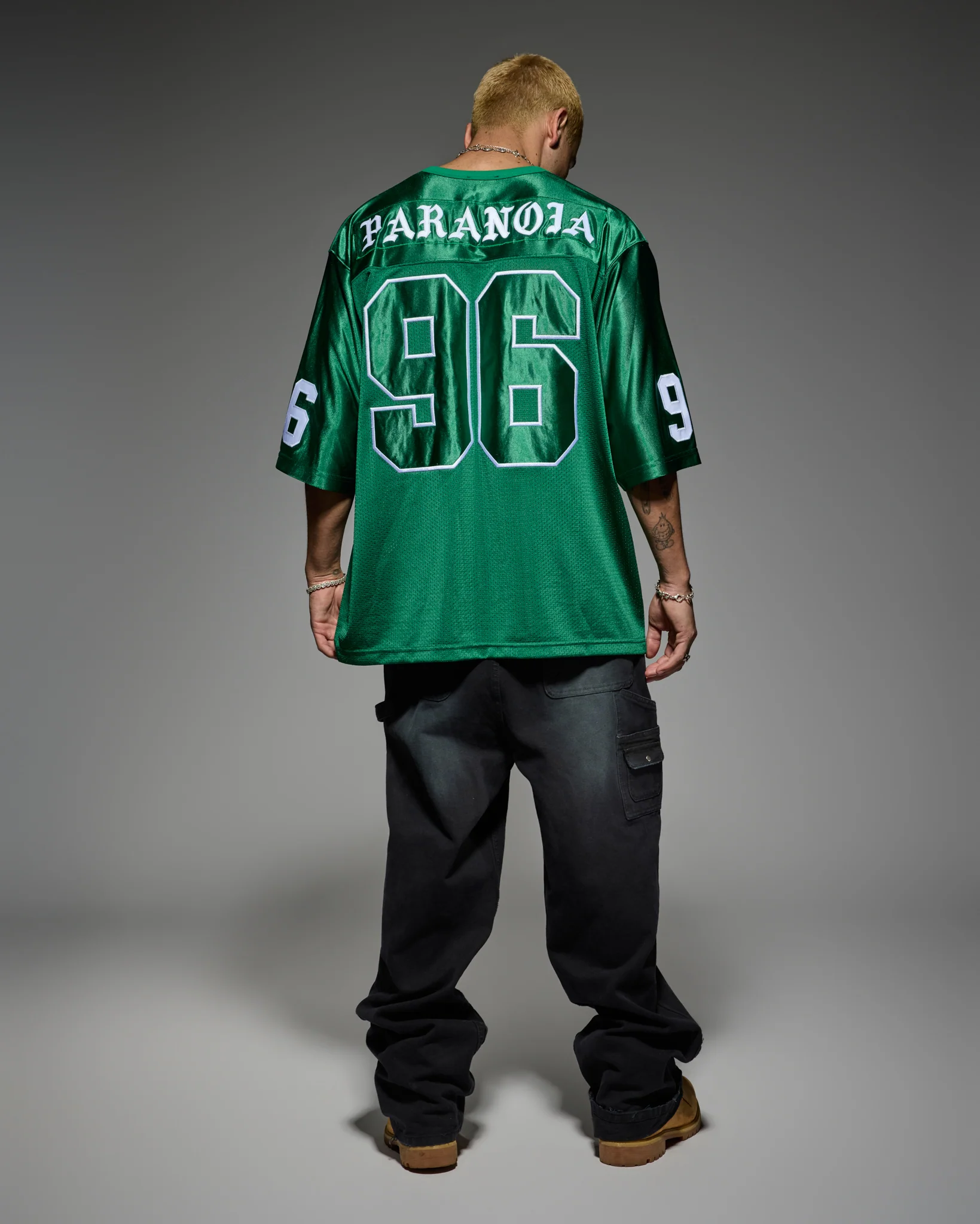 PARANOIA FOOTBALL JERSEY: KELLY GREEN - Image 6