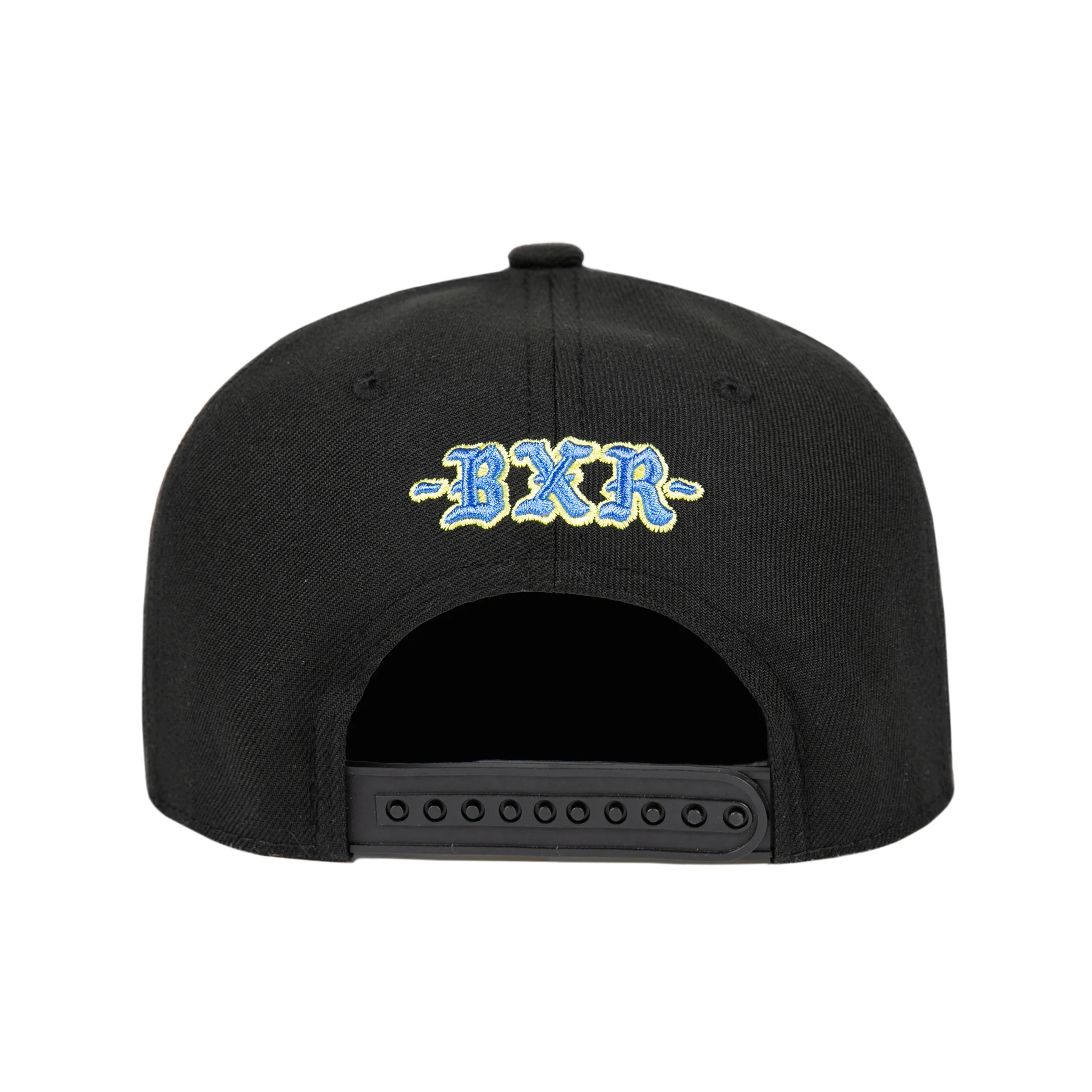 ROCKER SNAPBACK HAT: BLACK / BLUE - Image 3