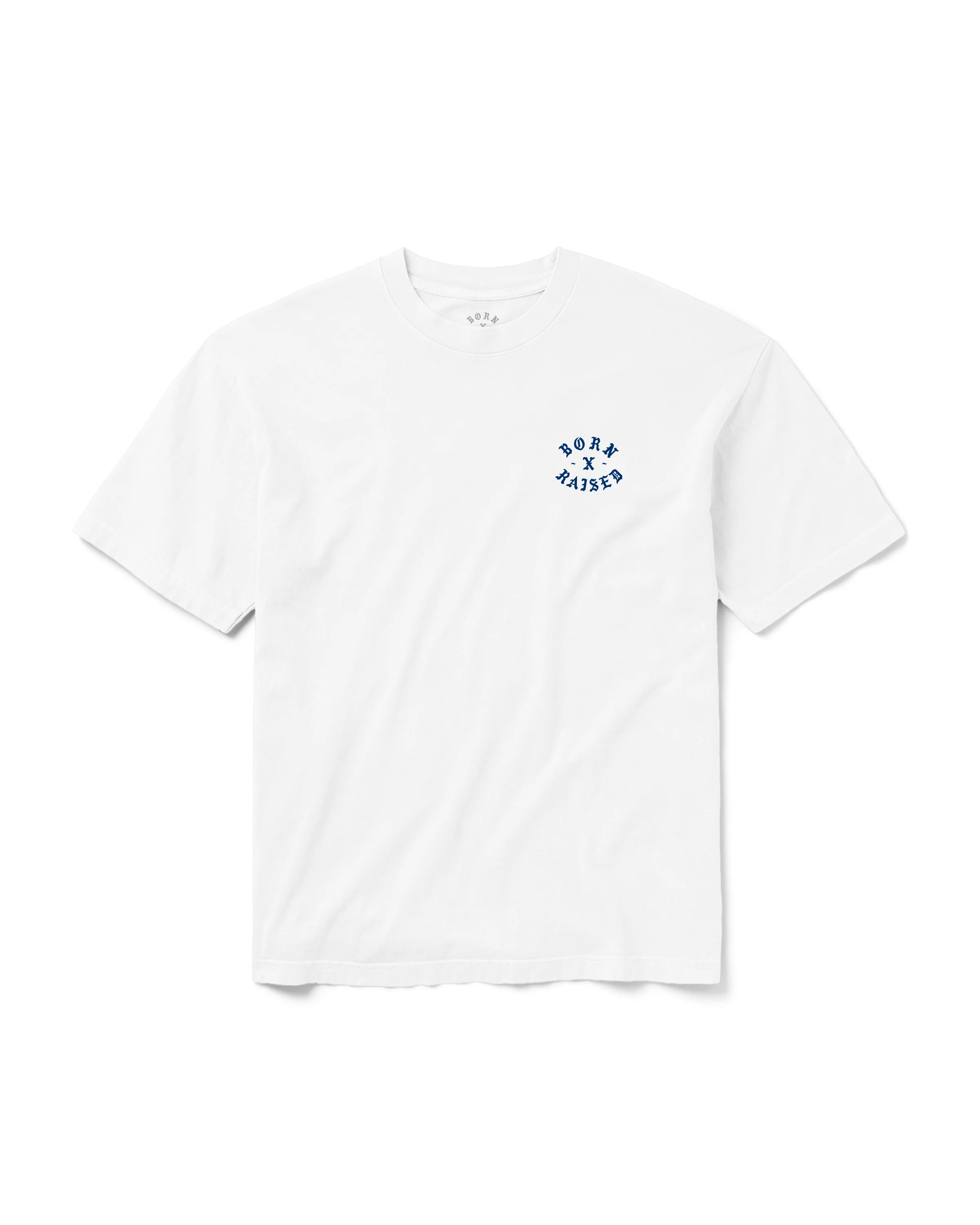 ROCKER TEE: WHITE / BLUE - Image 2