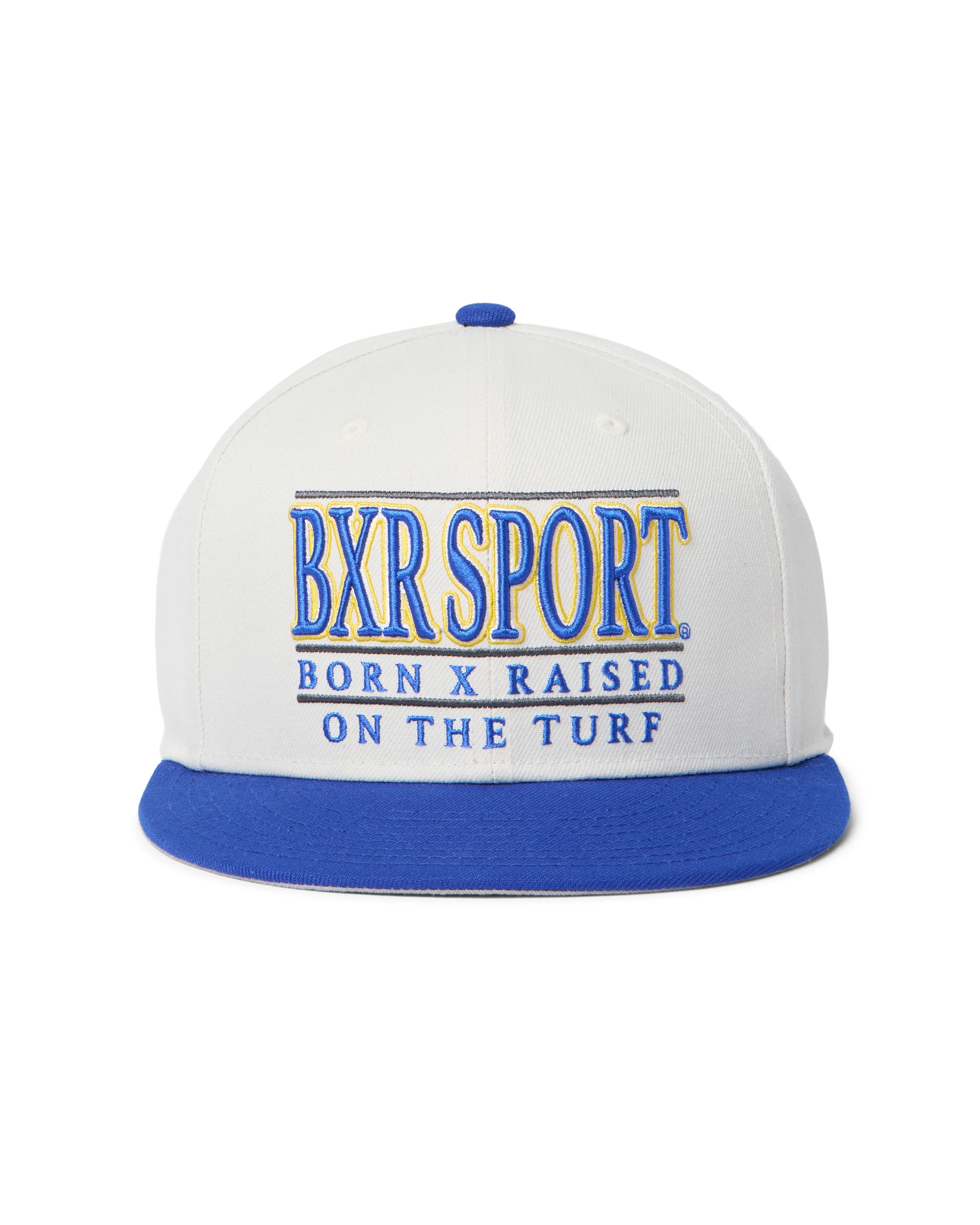 UNIVERSITY SNAPBACK: CREAM / BLUE
