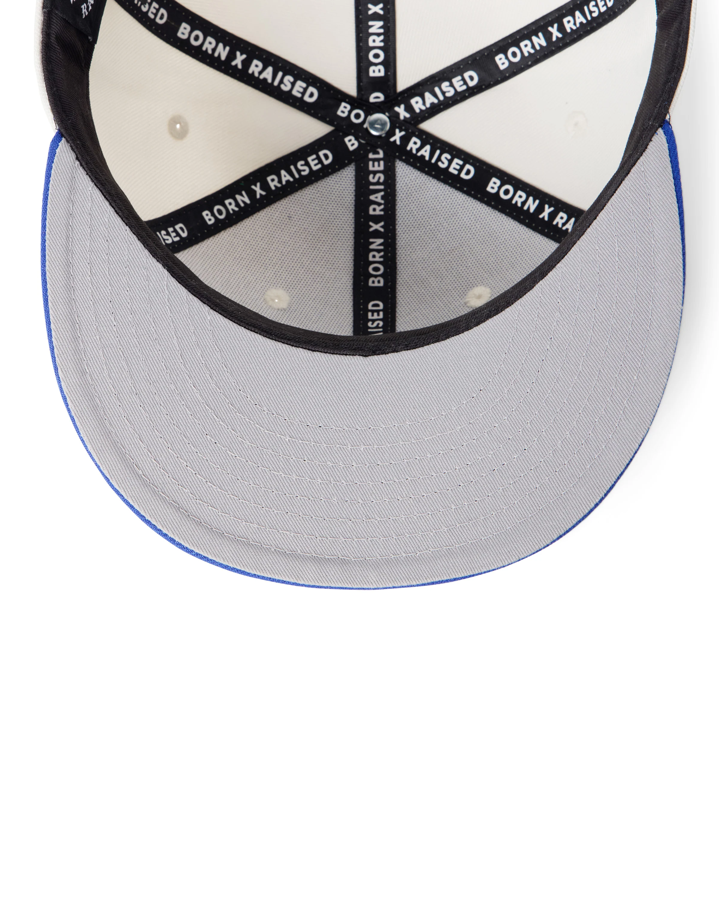 UNIVERSITY SNAPBACK: CREAM / BLUE - Image 4