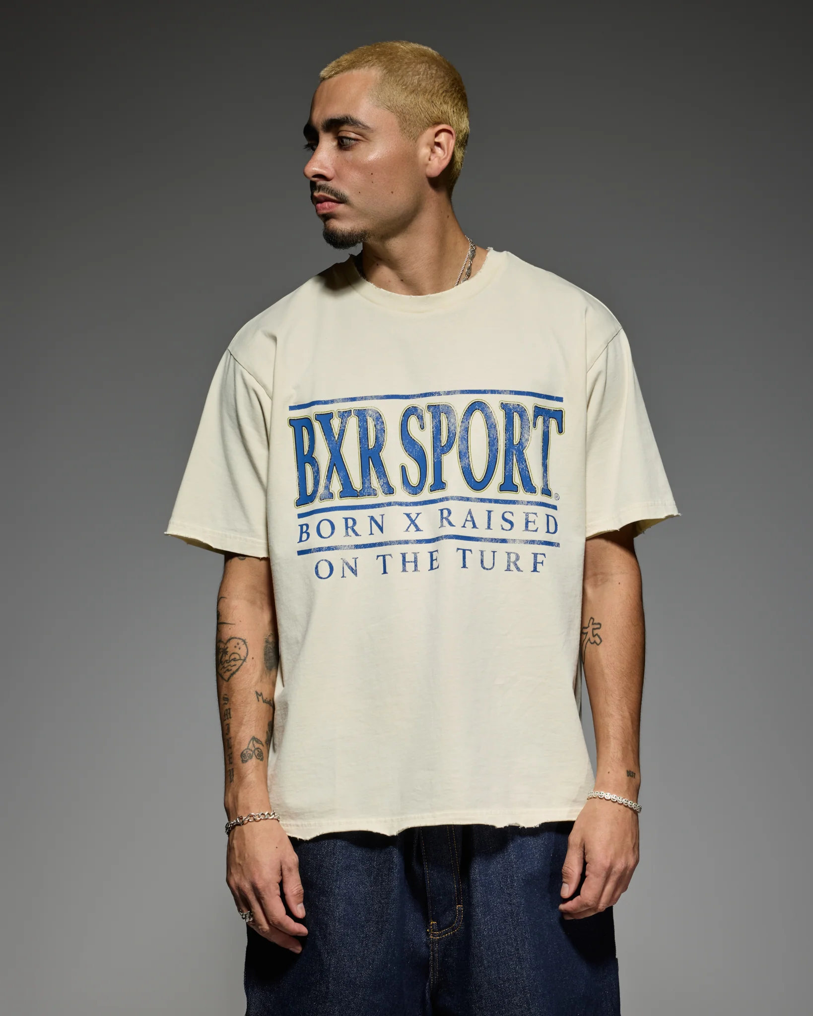 UNIVERSITY TEE: CREAM - Image 4